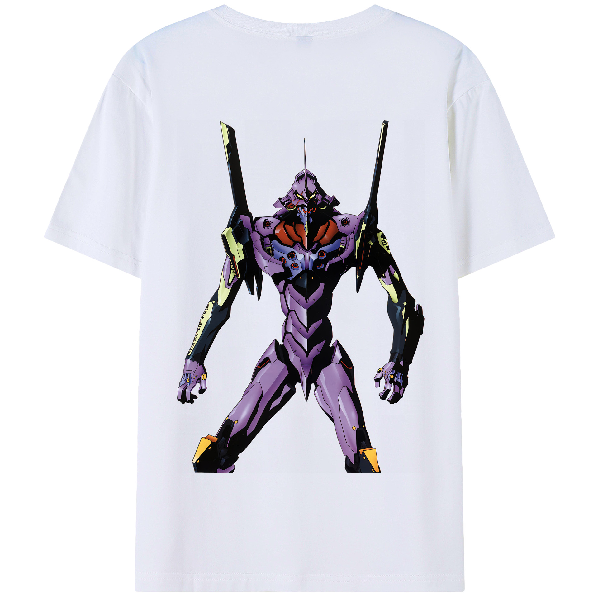 （画像用） EVA 新世紀エヴァンゲリオン 綿100％半袖Tシャツ（背面プリント）