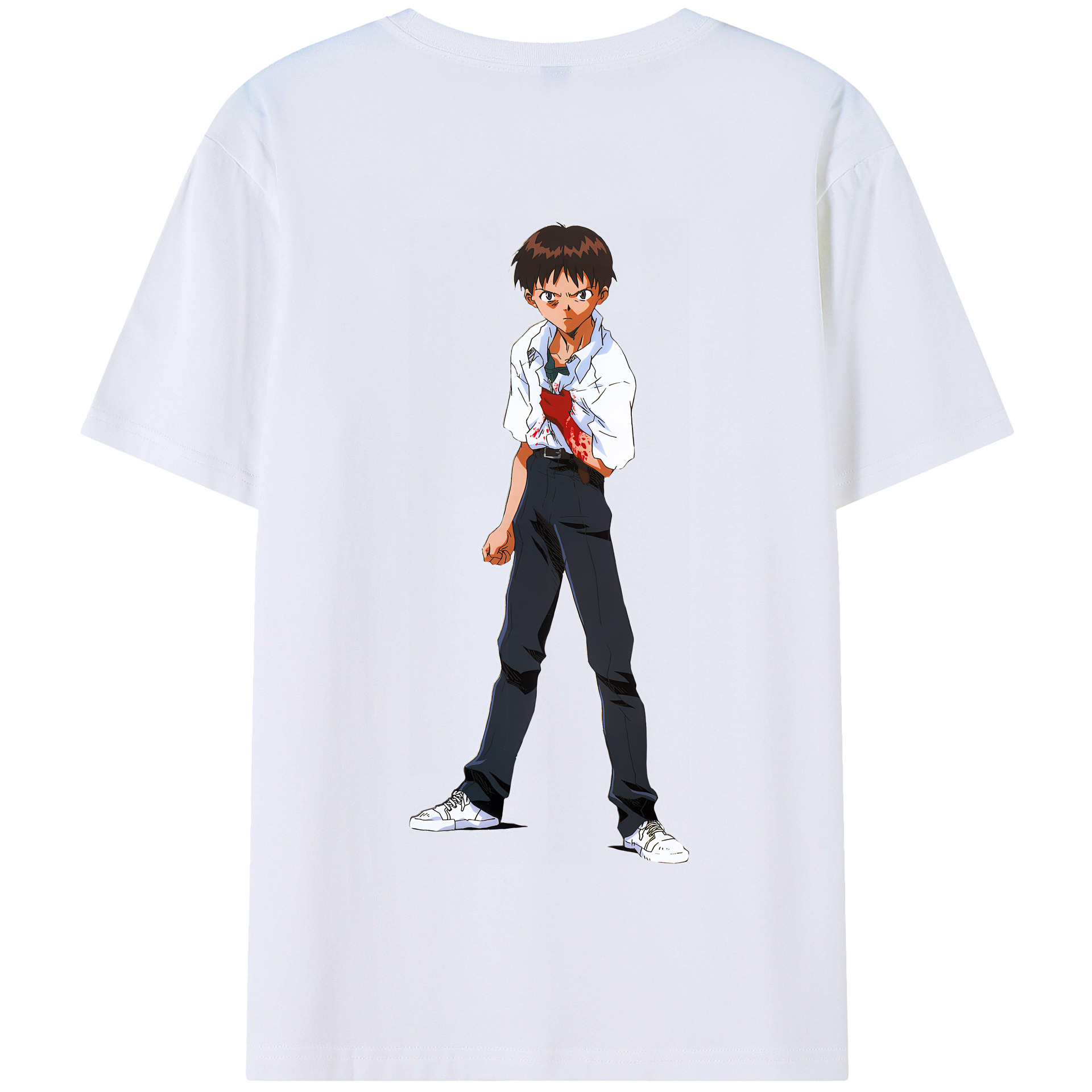 （画像用） EVA 新世紀エヴァンゲリオン 綿100％半袖Tシャツ（背面プリント）