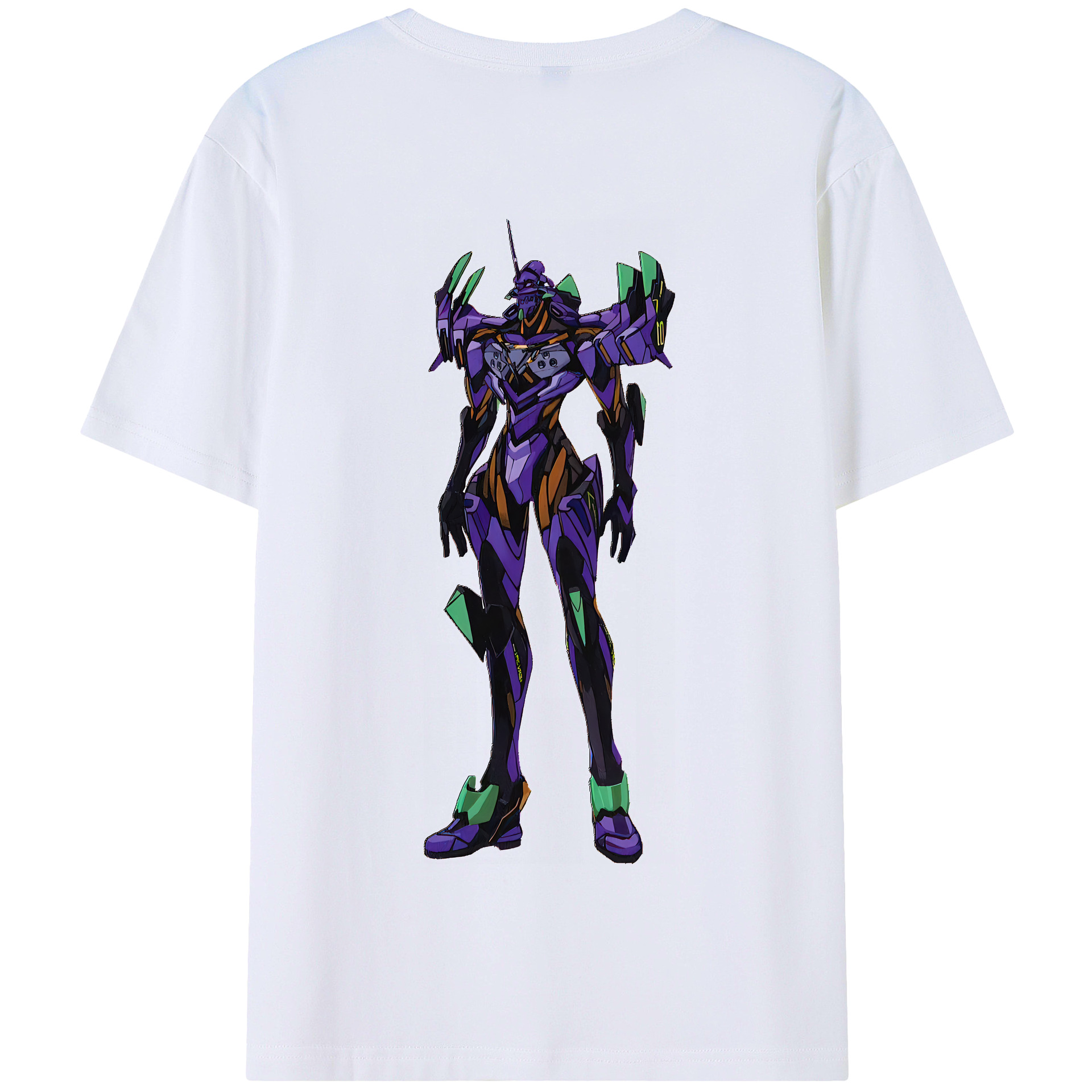 （画像用） EVA 新世紀エヴァンゲリオン 綿100％半袖Tシャツ（背面プリント）