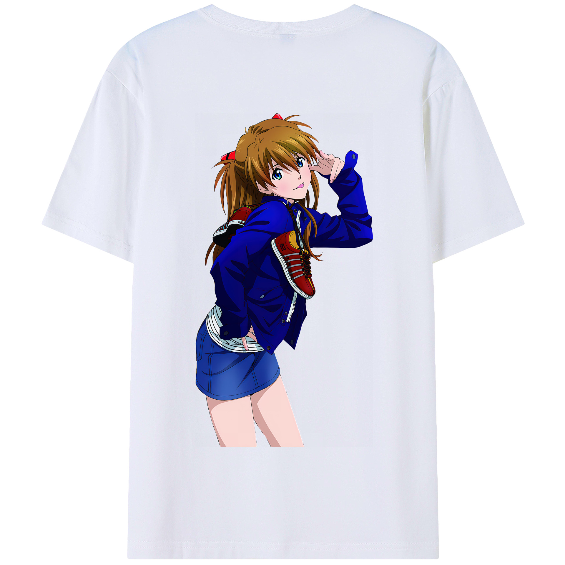（画像用） EVA 新世紀エヴァンゲリオン 綿100％半袖Tシャツ（背面プリント）