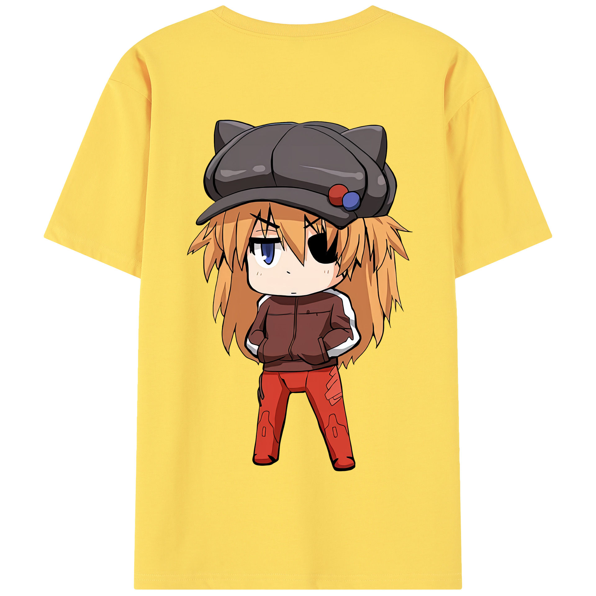 （画像用） EVA 新世紀エヴァンゲリオン 綿100％半袖Tシャツ（背面プリント）