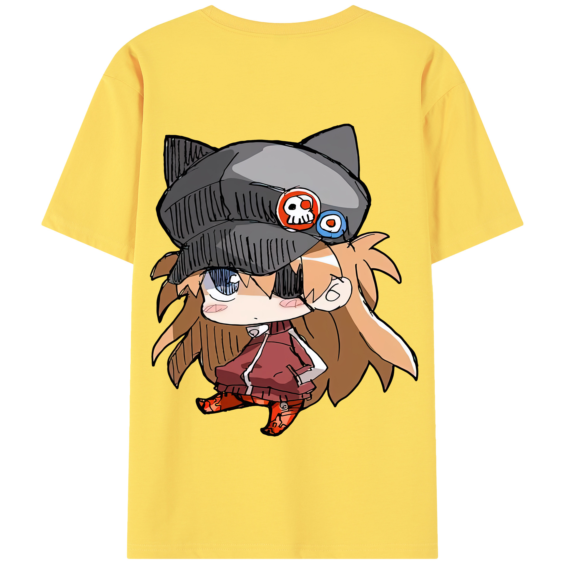（画像用） EVA 新世紀エヴァンゲリオン 綿100％半袖Tシャツ（背面プリント）