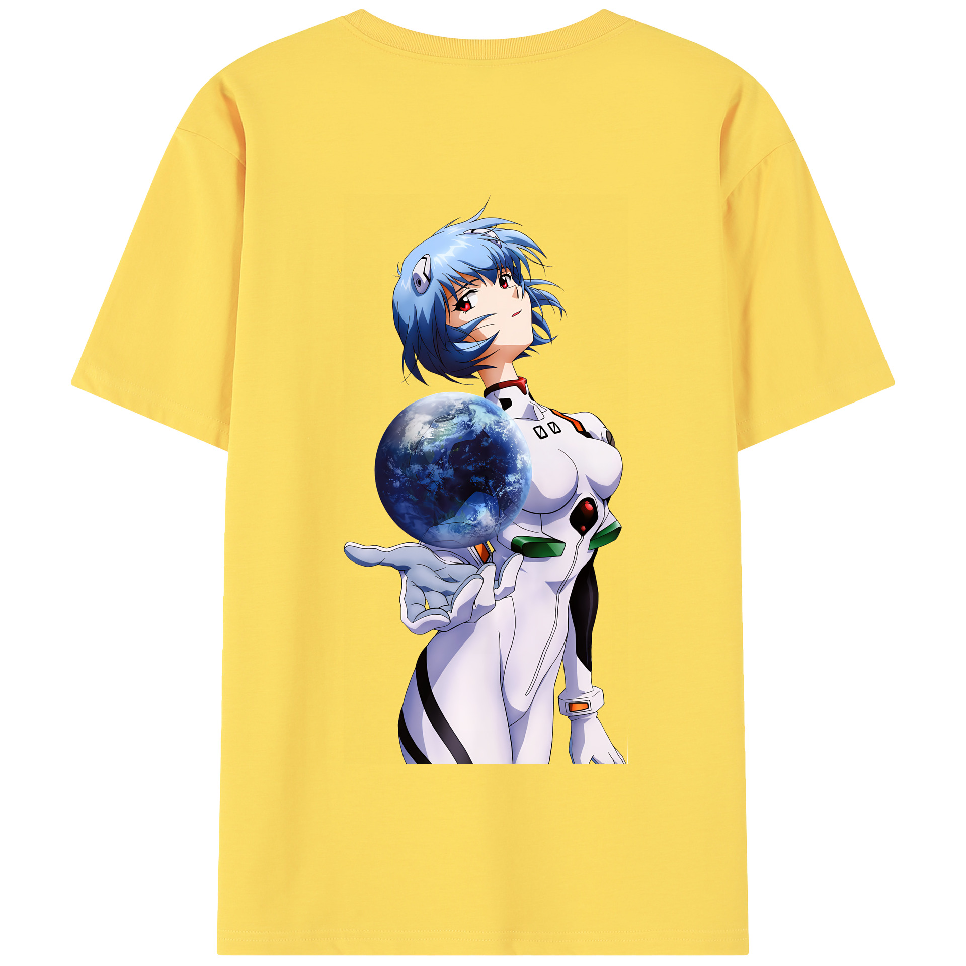 （画像用） EVA 新世紀エヴァンゲリオン 綿100％半袖Tシャツ（背面プリント）