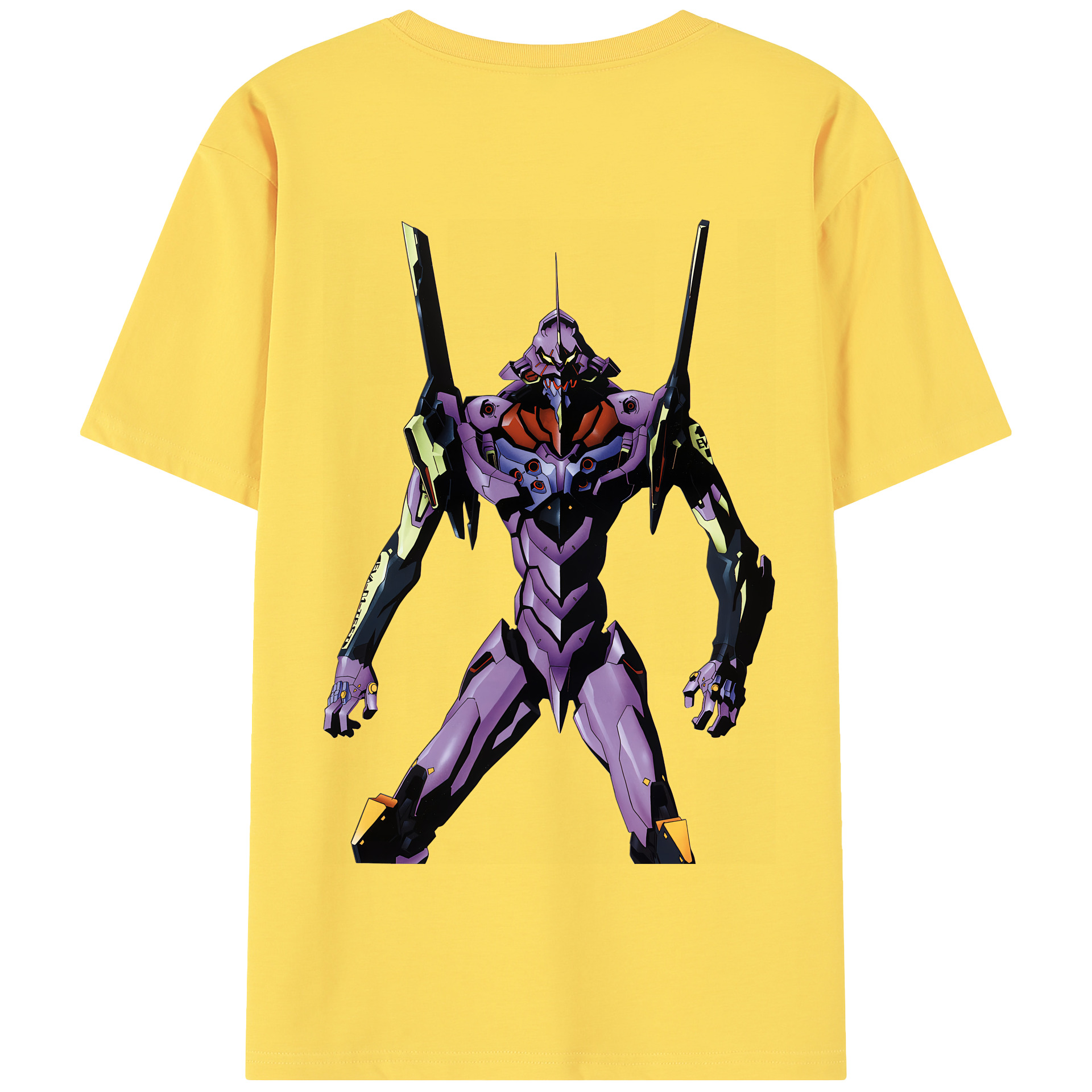 （画像用） EVA 新世紀エヴァンゲリオン 綿100％半袖Tシャツ（背面プリント）
