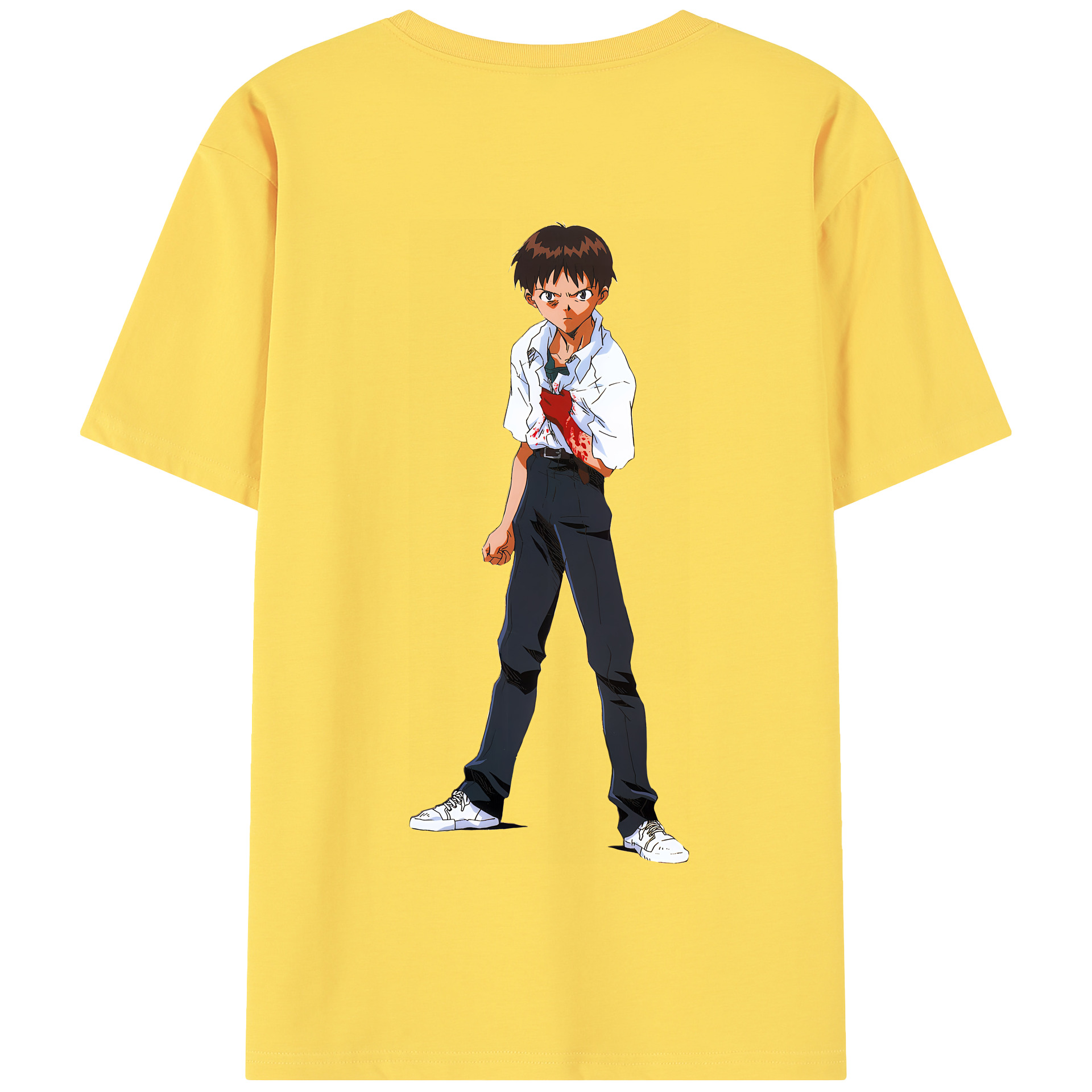 （画像用） EVA 新世紀エヴァンゲリオン 綿100％半袖Tシャツ（背面プリント）