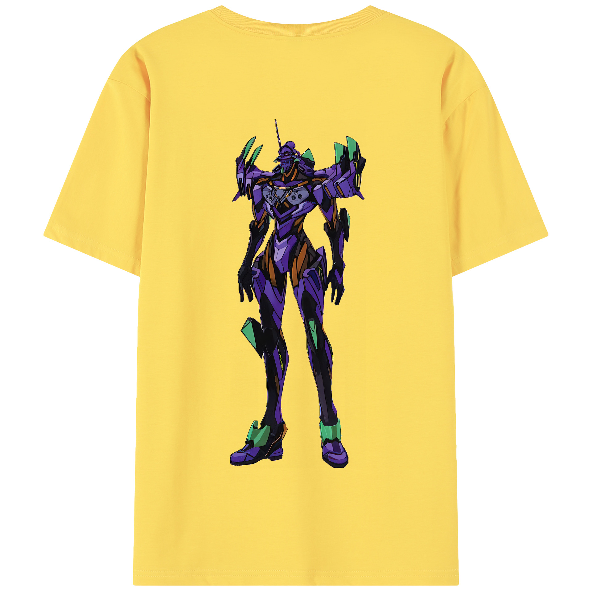 （画像用） EVA 新世紀エヴァンゲリオン 綿100％半袖Tシャツ（背面プリント）