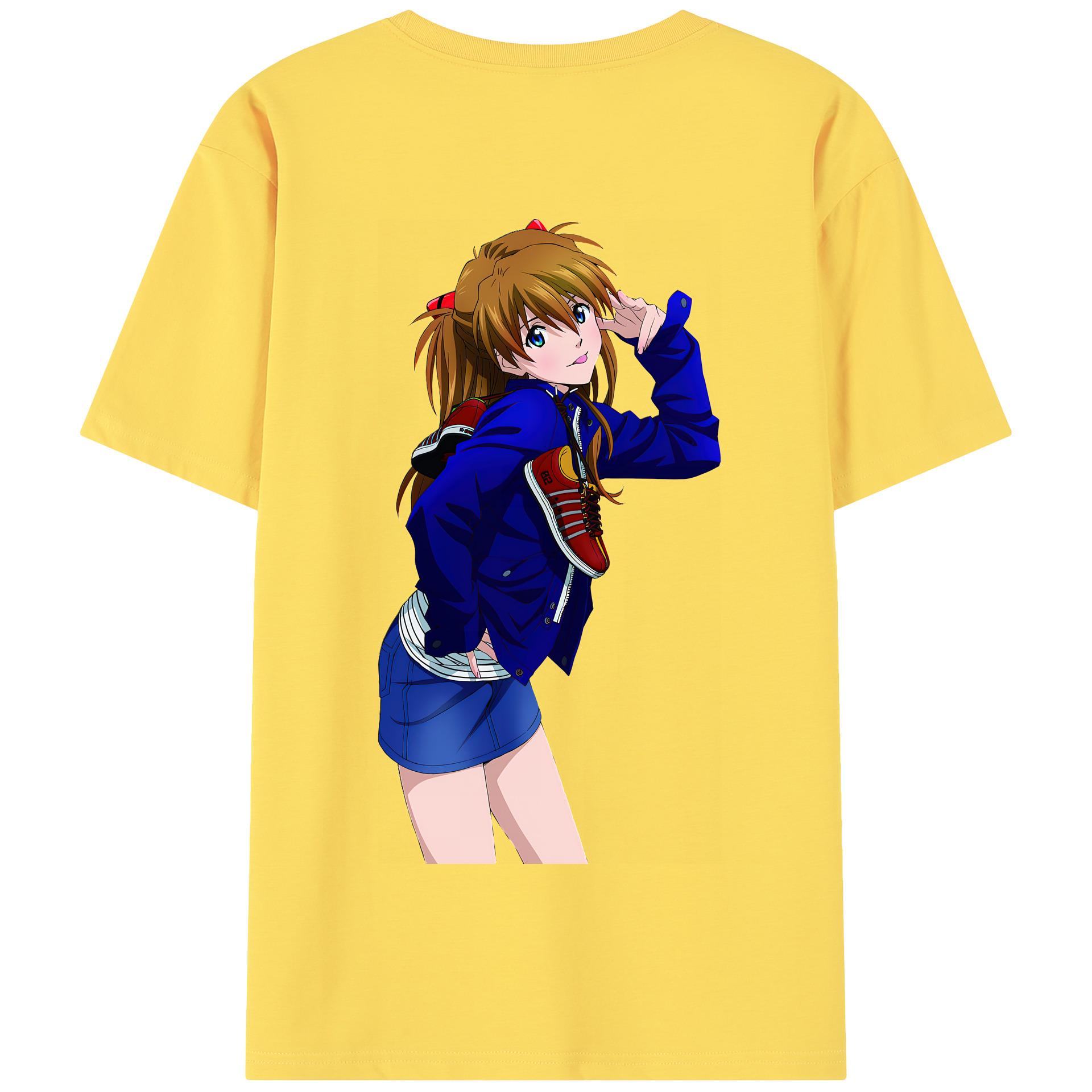 （画像用） EVA 新世紀エヴァンゲリオン 綿100％半袖Tシャツ（背面プリント）