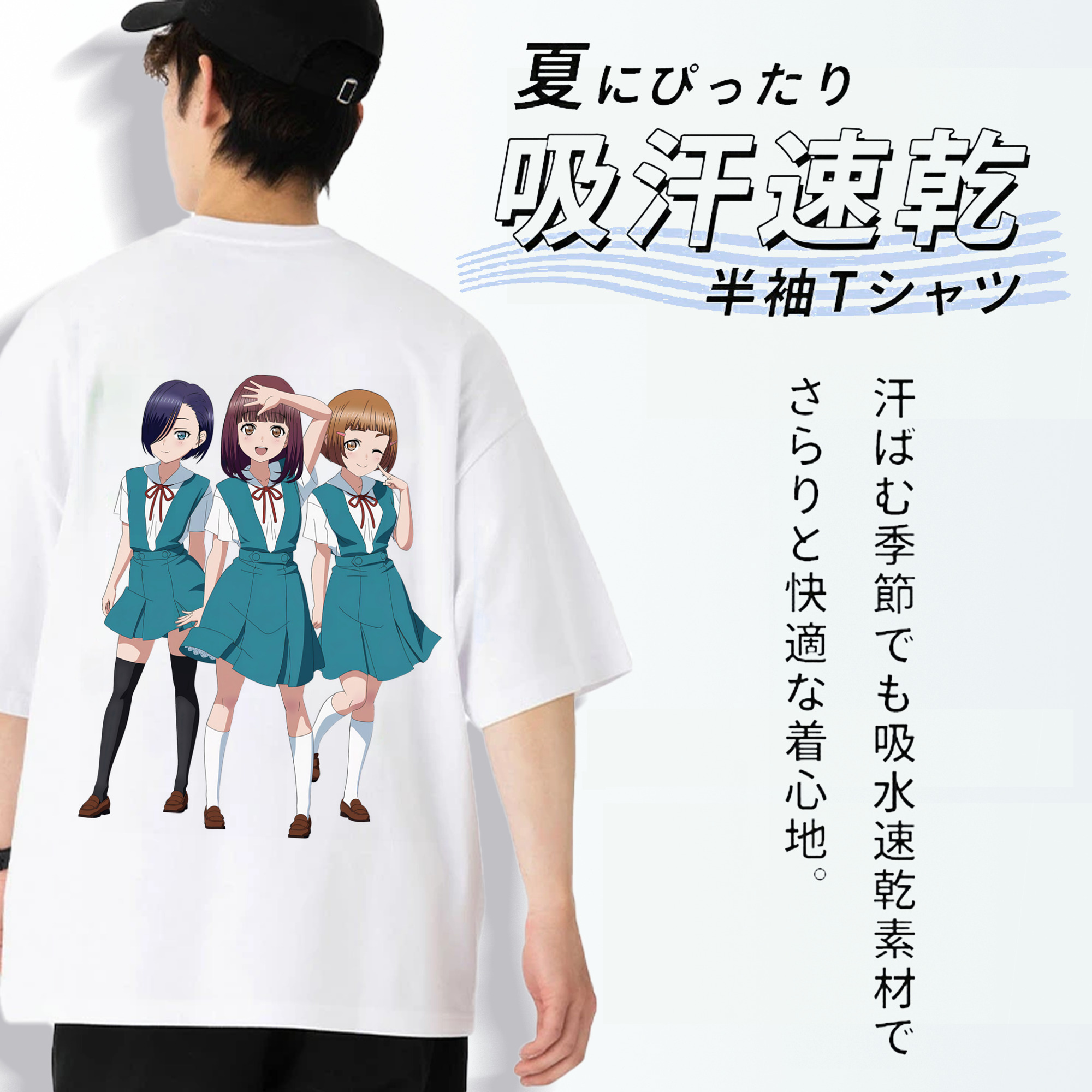 EVA 新世紀エヴァンゲリオン 綿100％半袖Tシャツ（背面プリント）