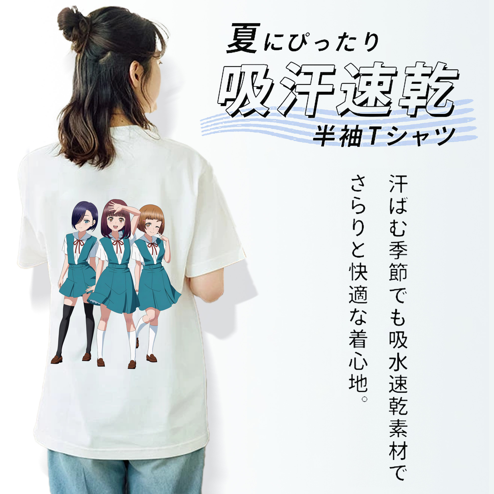 EVA 新世紀エヴァンゲリオン 綿100％半袖Tシャツ（背面プリント）