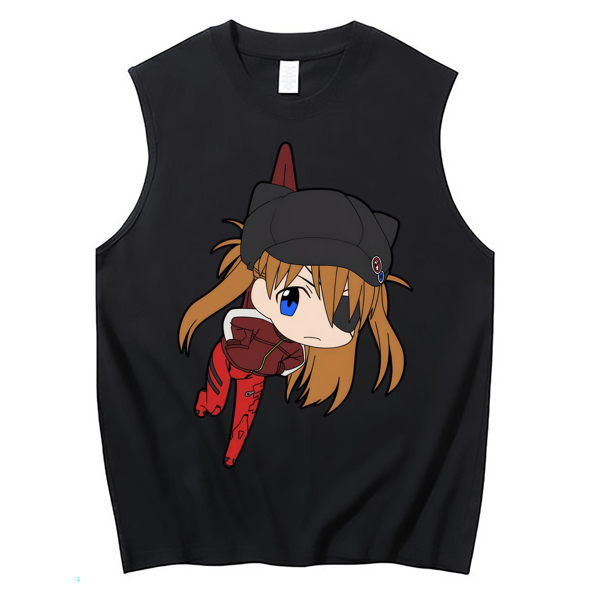 （画像用） EVA 新世紀エヴァンゲリオン コットン100％タンクトップ（フロントプリント）