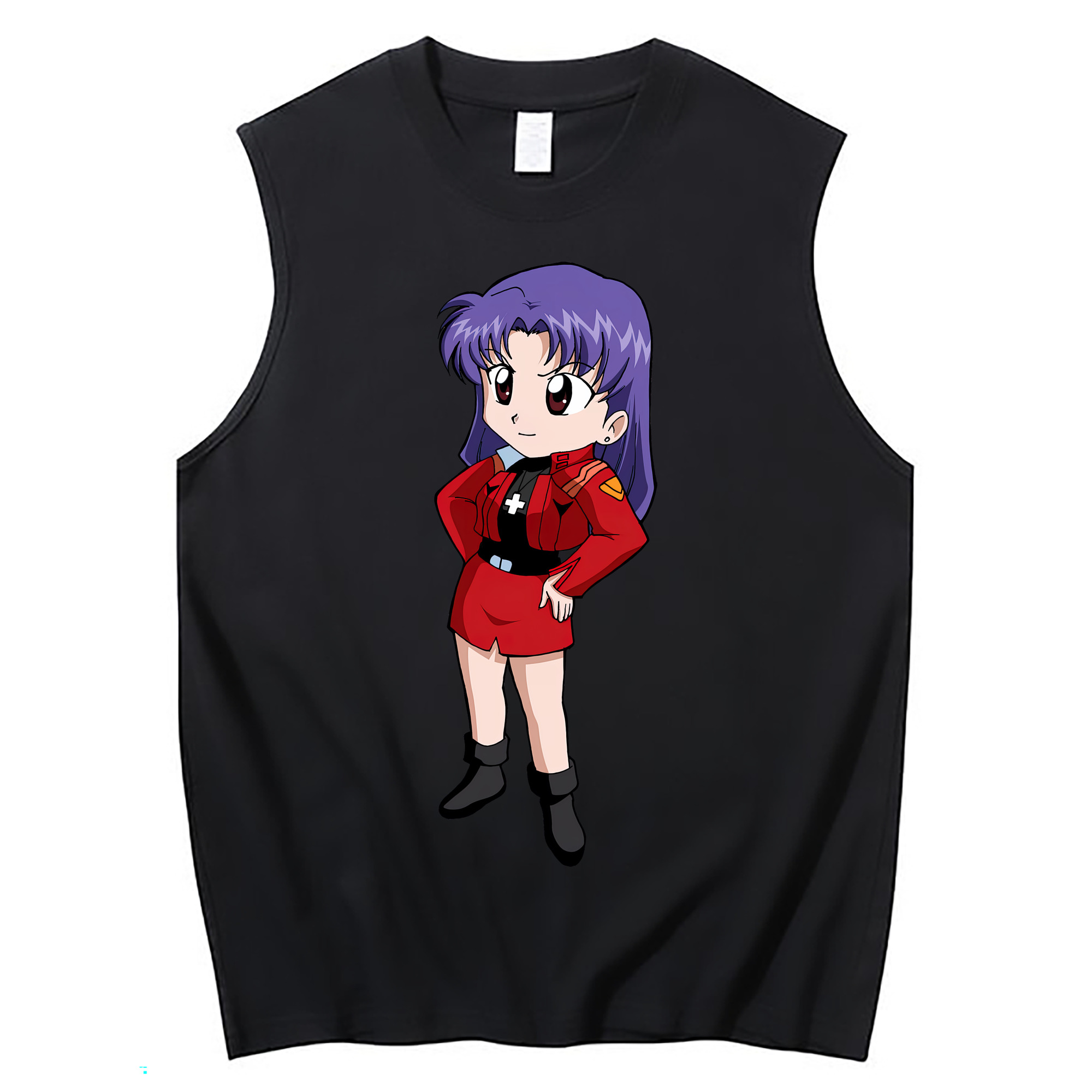 （画像用） EVA 新世紀エヴァンゲリオン コットン100％タンクトップ（フロントプリント）