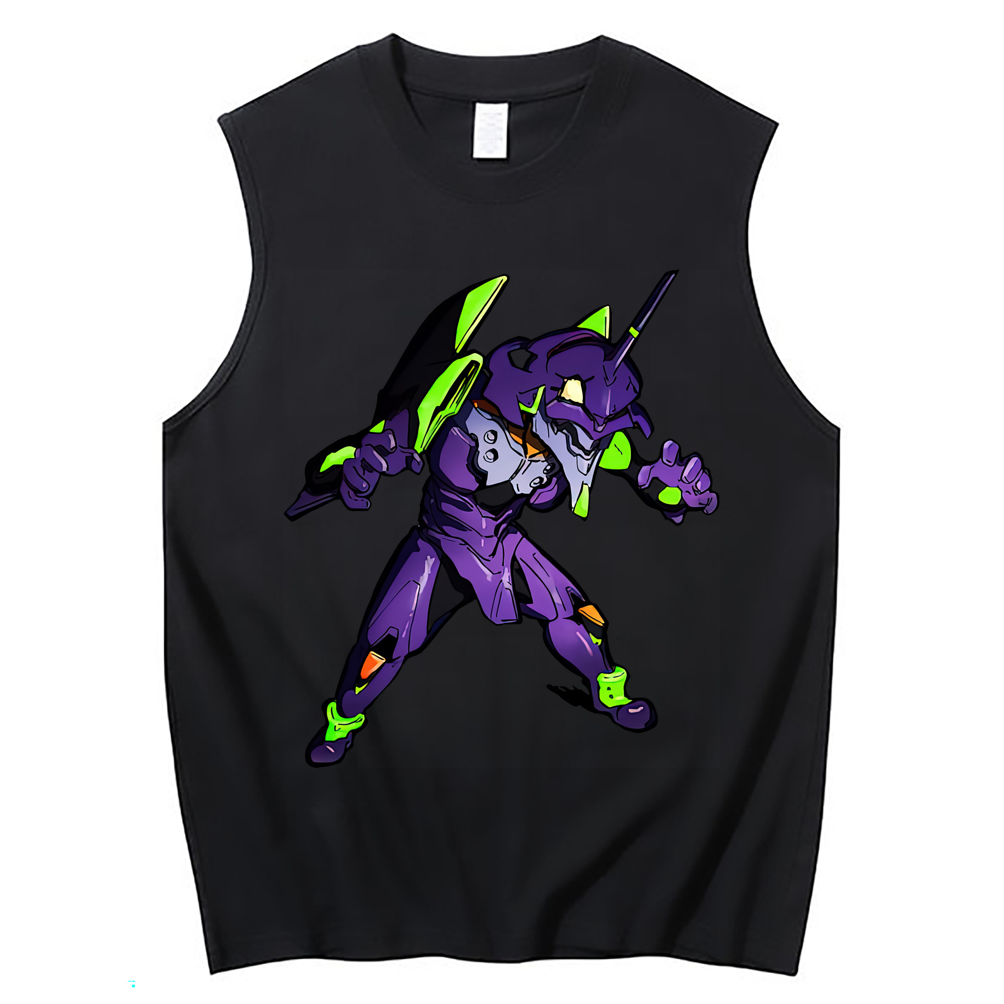 （画像用） EVA 新世紀エヴァンゲリオン コットン100％タンクトップ（フロントプリント）