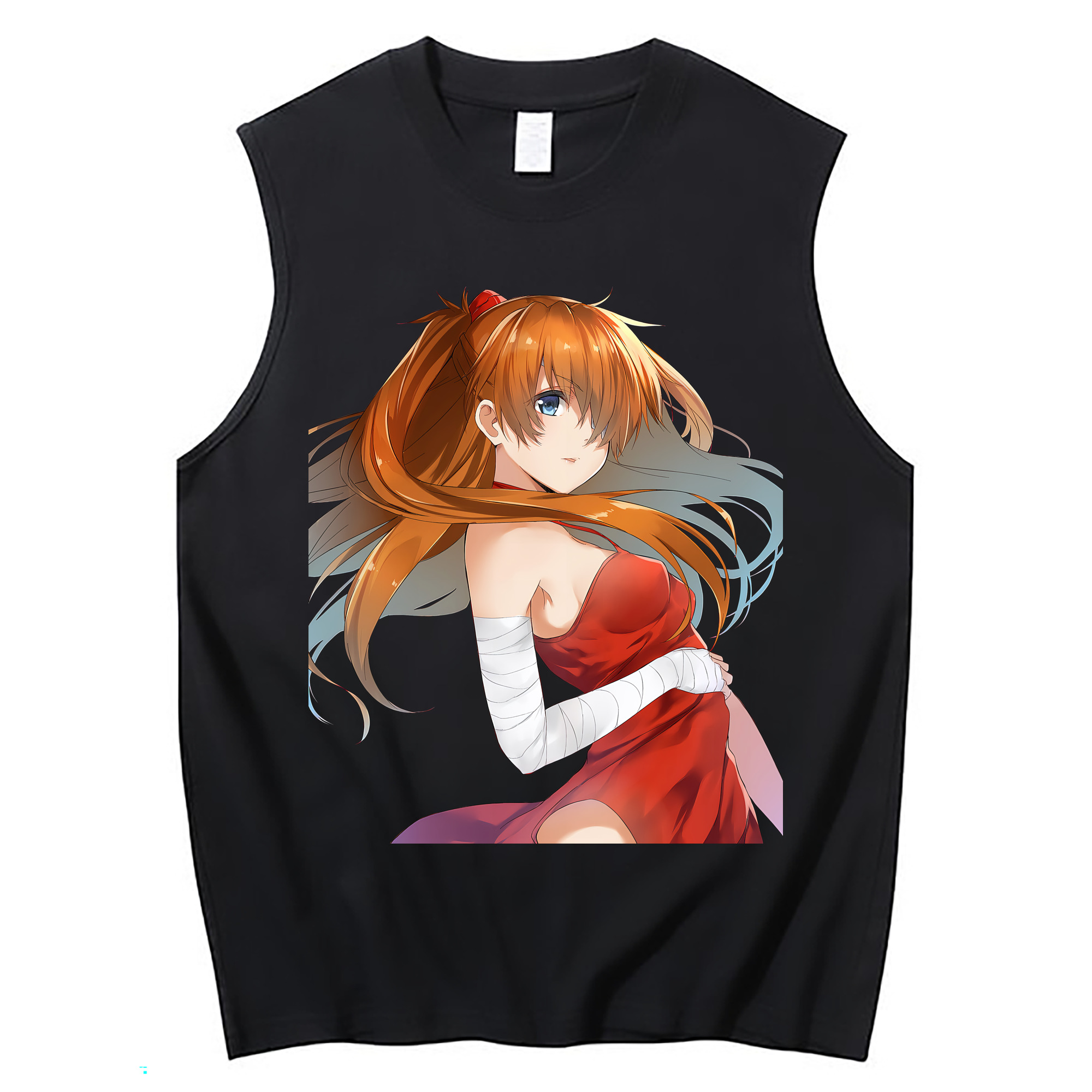 （画像用） EVA 新世紀エヴァンゲリオン コットン100％タンクトップ（フロントプリント）