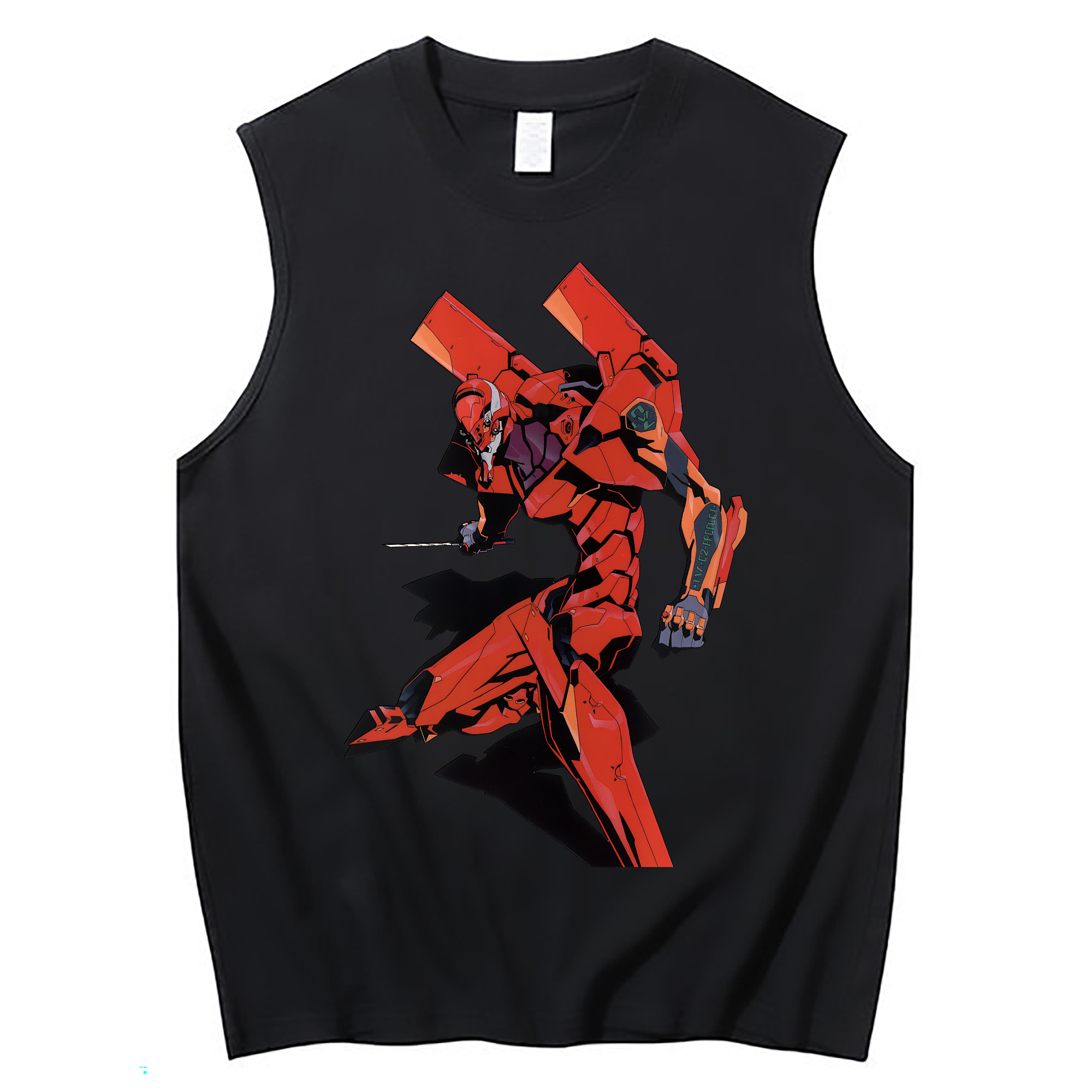（画像用） EVA 新世紀エヴァンゲリオン コットン100％タンクトップ（フロントプリント）