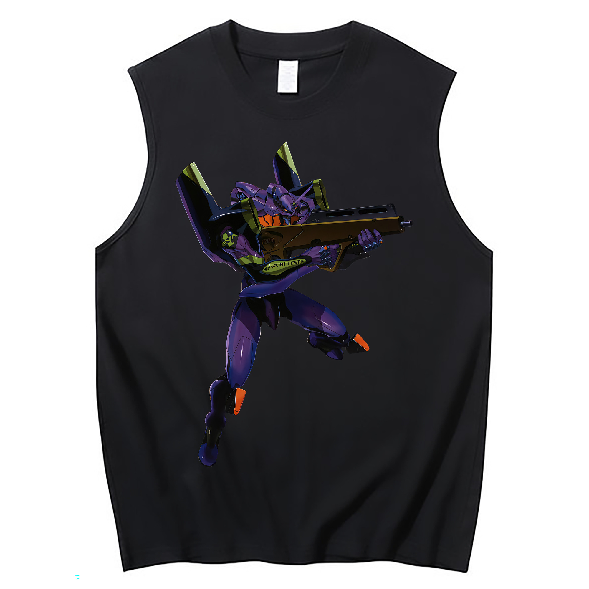 （画像用） EVA 新世紀エヴァンゲリオン コットン100％タンクトップ（フロントプリント）