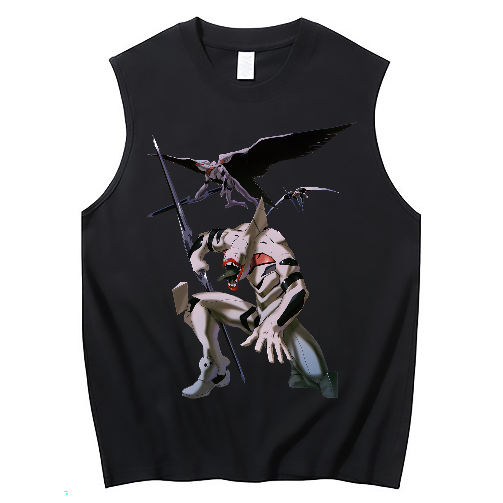 （画像用） EVA 新世紀エヴァンゲリオン コットン100％タンクトップ（フロントプリント）