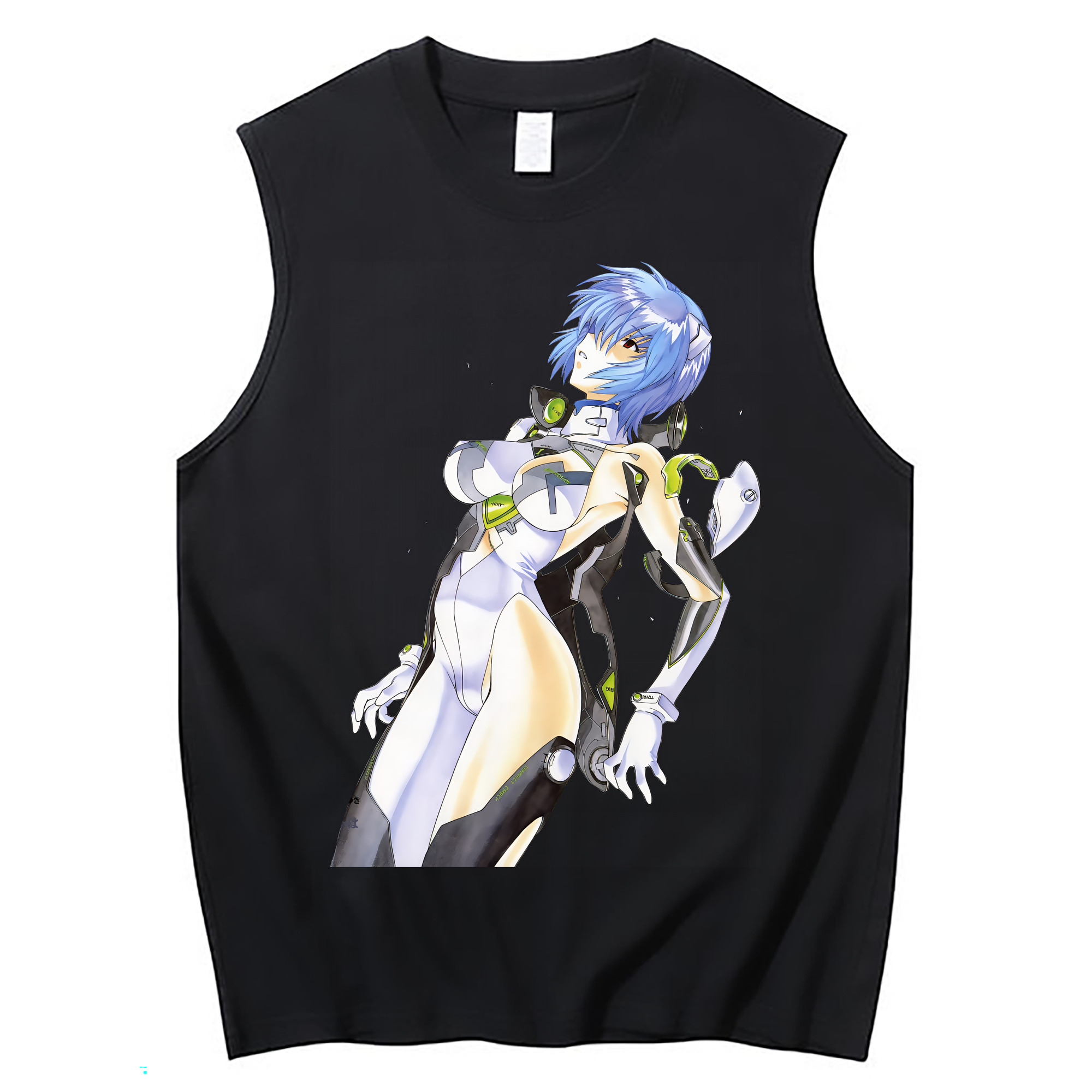 （画像用） EVA 新世紀エヴァンゲリオン コットン100％タンクトップ（フロントプリント）