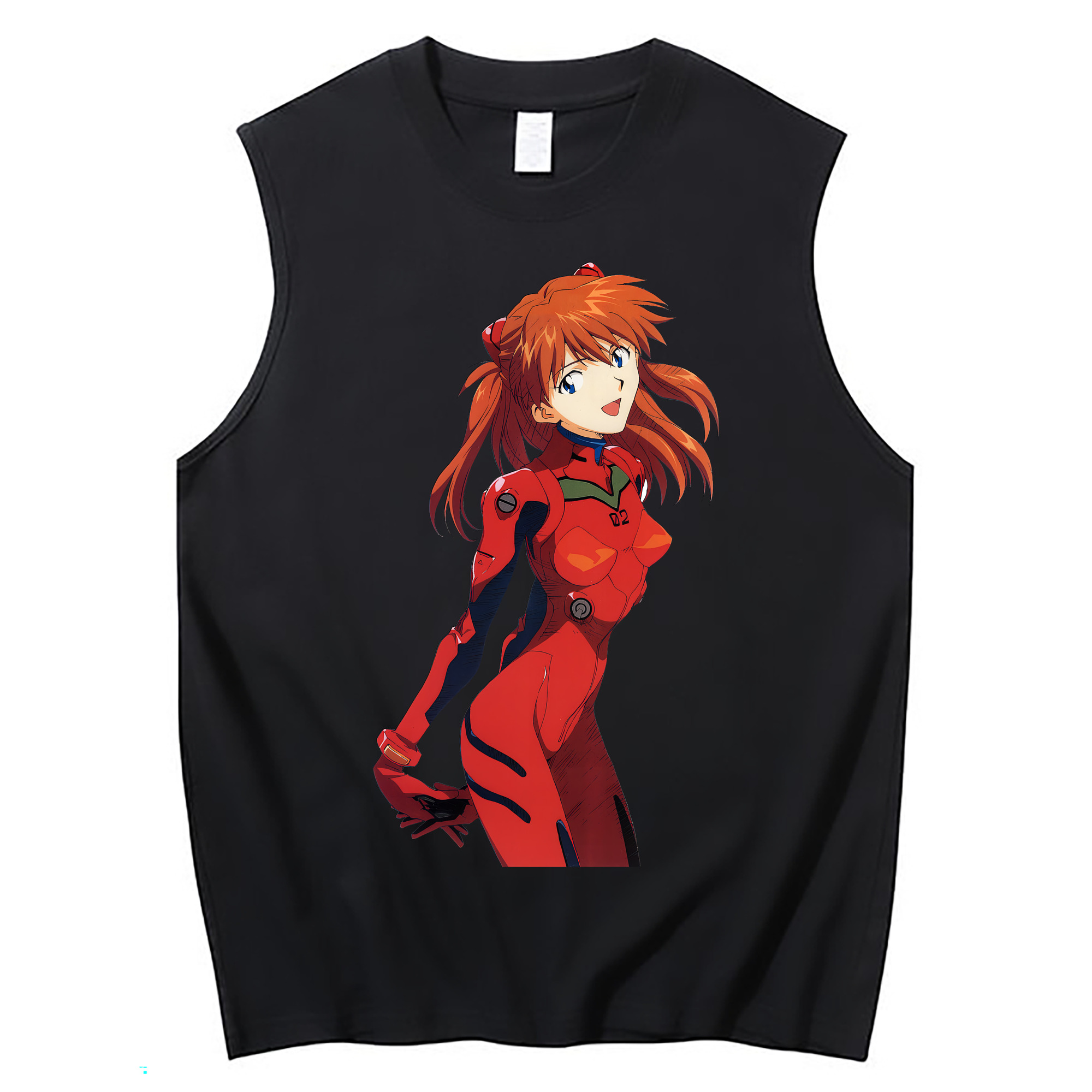 （画像用） EVA 新世紀エヴァンゲリオン コットン100％タンクトップ（フロントプリント）