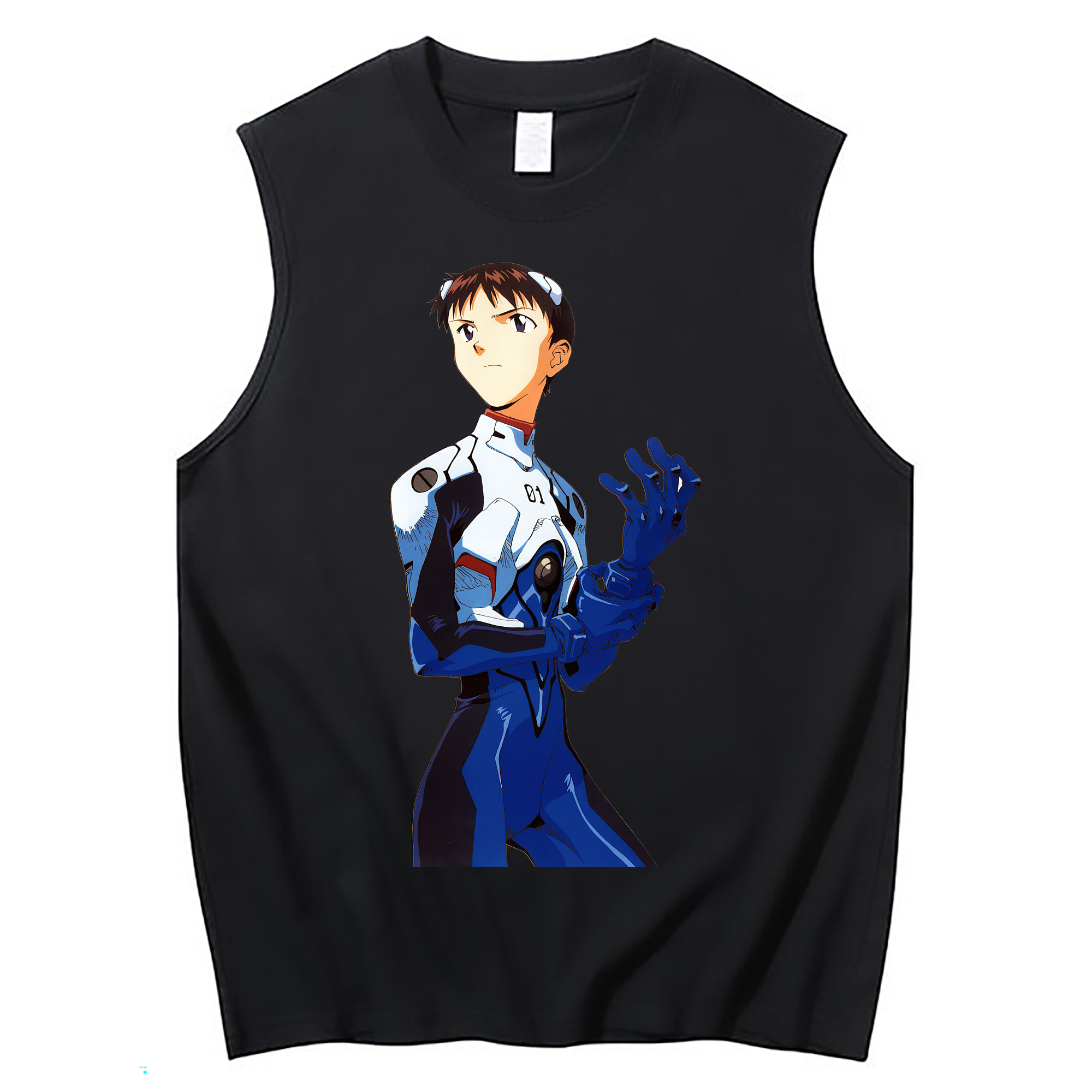 （画像用） EVA 新世紀エヴァンゲリオン コットン100％タンクトップ（フロントプリント）