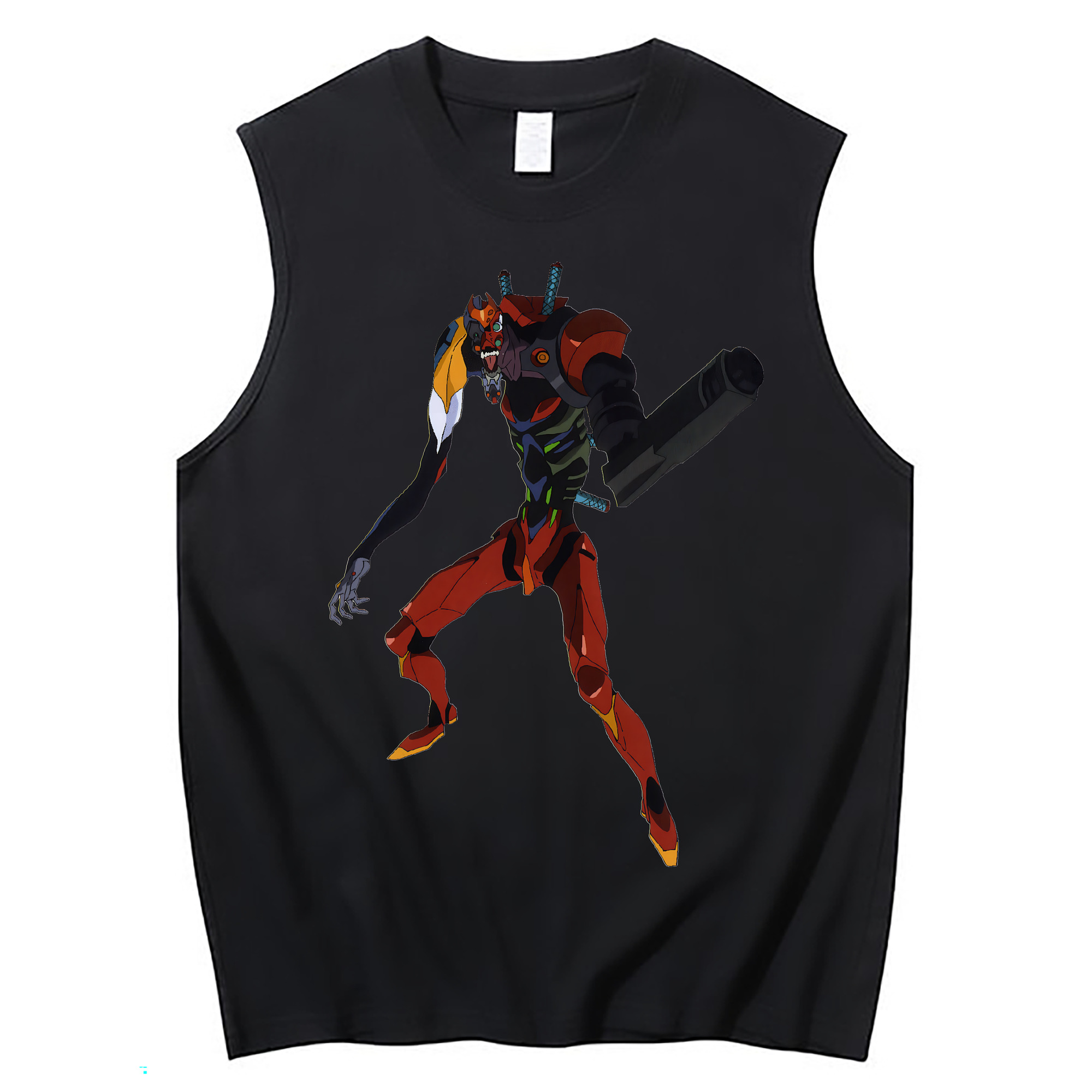 （画像用） EVA 新世紀エヴァンゲリオン コットン100％タンクトップ（フロントプリント）
