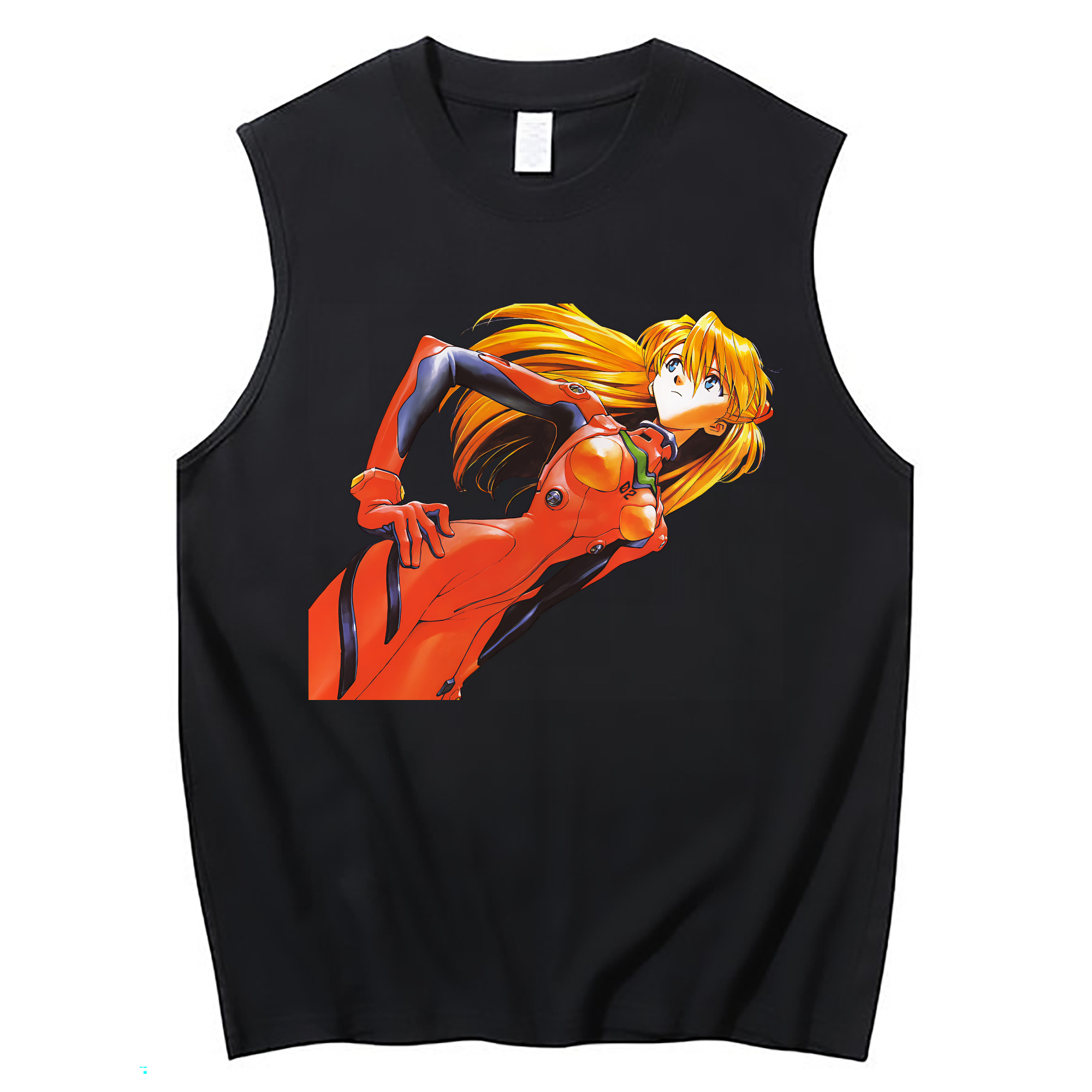 （画像用） EVA 新世紀エヴァンゲリオン コットン100％タンクトップ（フロントプリント）