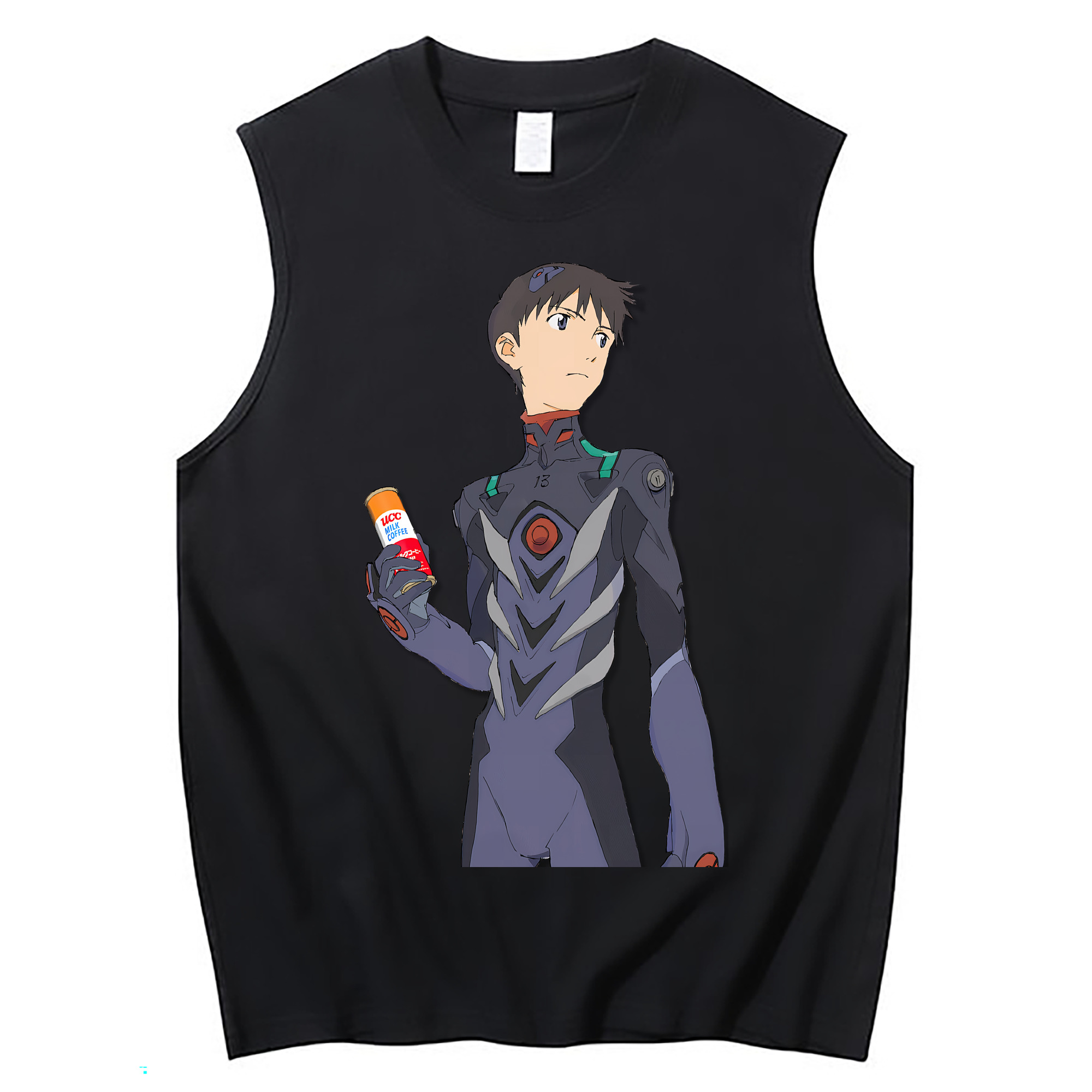 （画像用） EVA 新世紀エヴァンゲリオン コットン100％タンクトップ（フロントプリント）