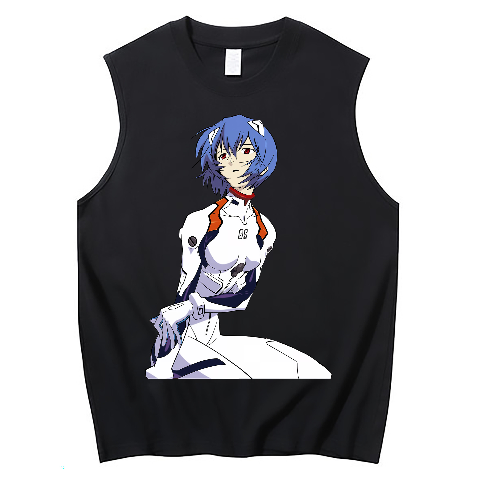 （画像用） EVA 新世紀エヴァンゲリオン コットン100％タンクトップ（フロントプリント）
