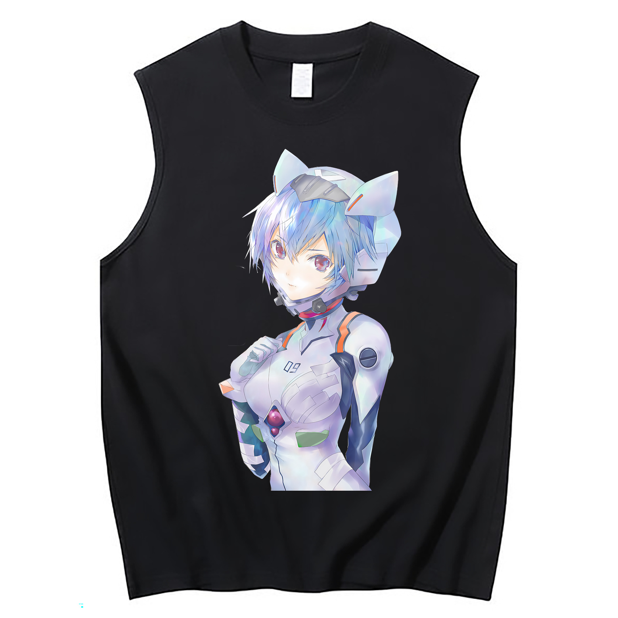 （画像用） EVA 新世紀エヴァンゲリオン コットン100％タンクトップ（フロントプリント）
