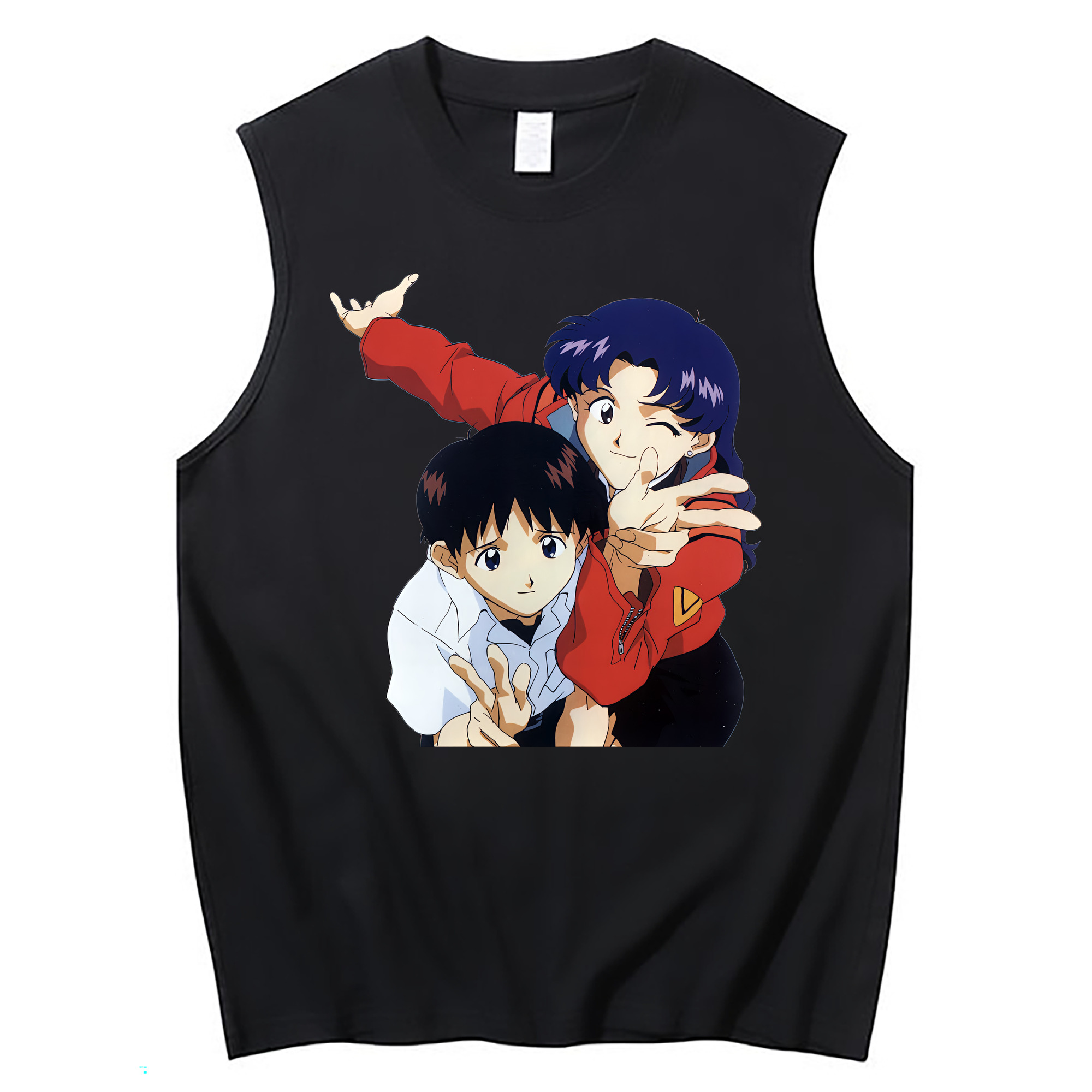 （画像用） EVA 新世紀エヴァンゲリオン コットン100％タンクトップ（フロントプリント）