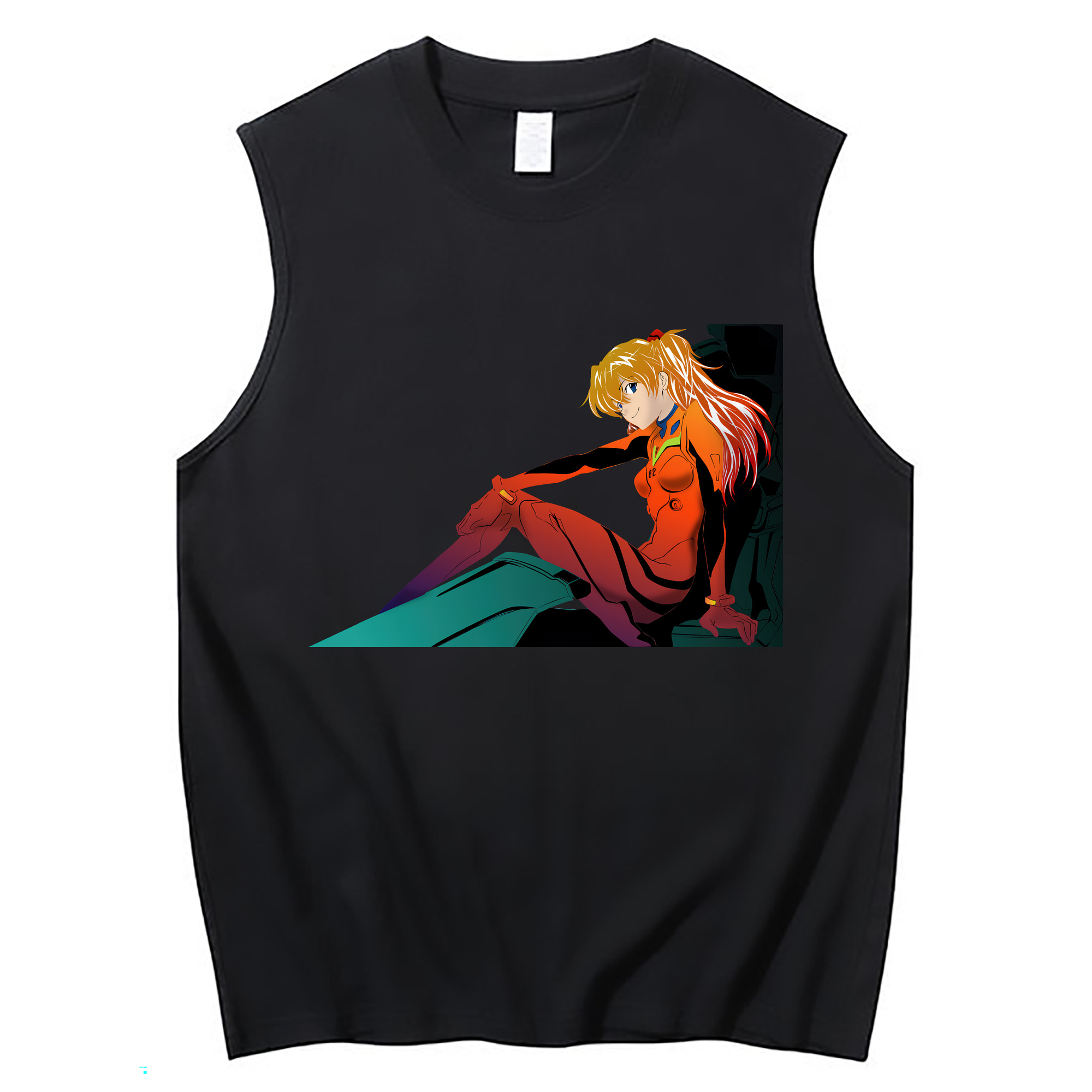 （画像用） EVA 新世紀エヴァンゲリオン コットン100％タンクトップ（フロントプリント）