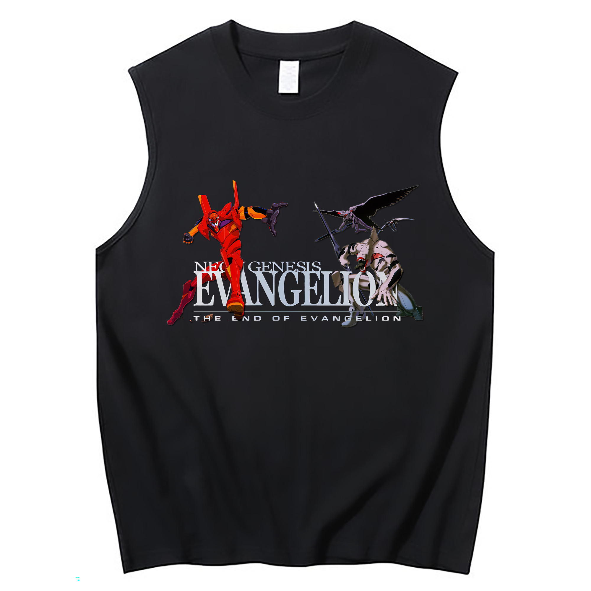（画像用） EVA 新世紀エヴァンゲリオン コットン100％タンクトップ（フロントプリント）