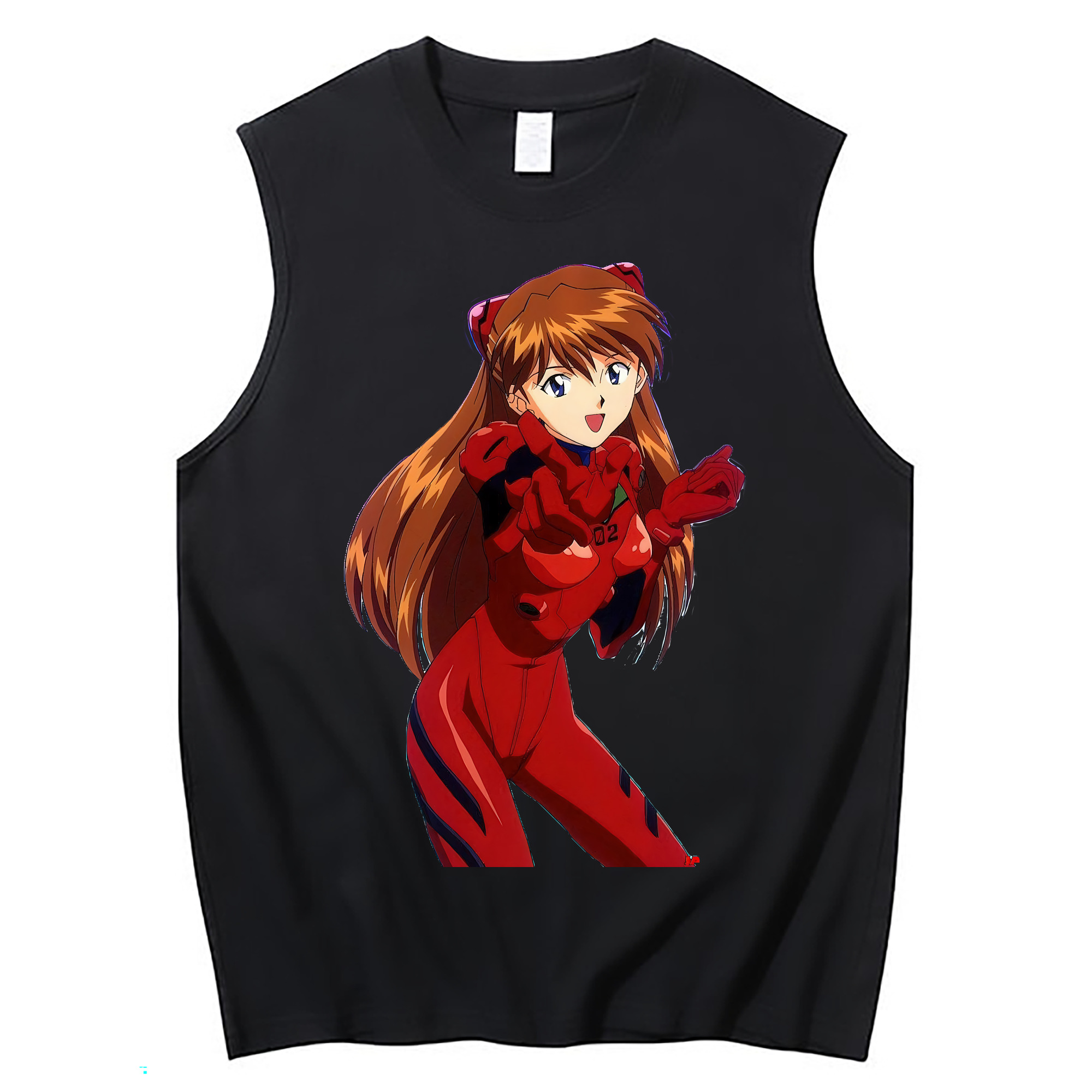 （画像用） EVA 新世紀エヴァンゲリオン コットン100％タンクトップ（フロントプリント）