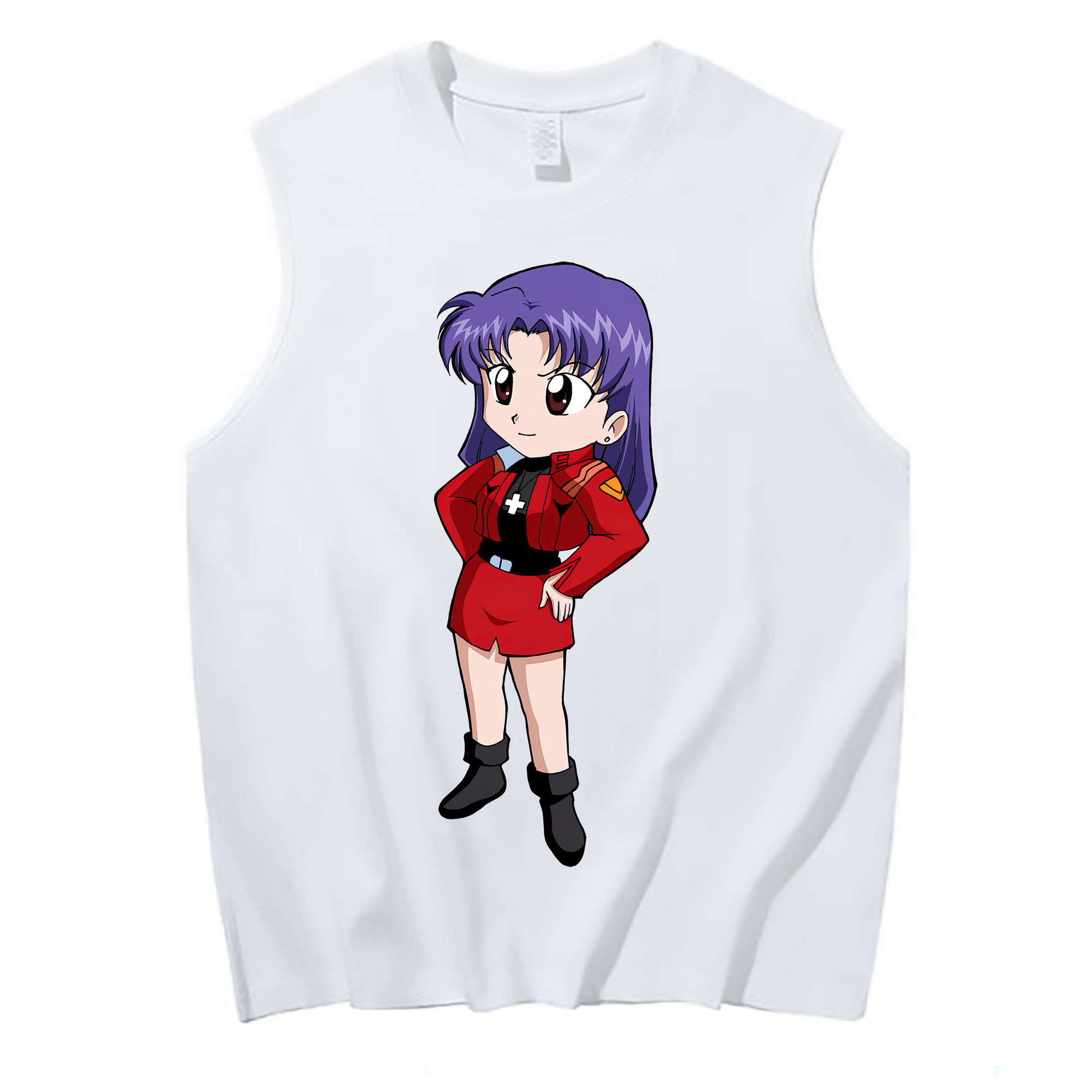 （画像用） EVA 新世紀エヴァンゲリオン コットン100％タンクトップ（フロントプリント）