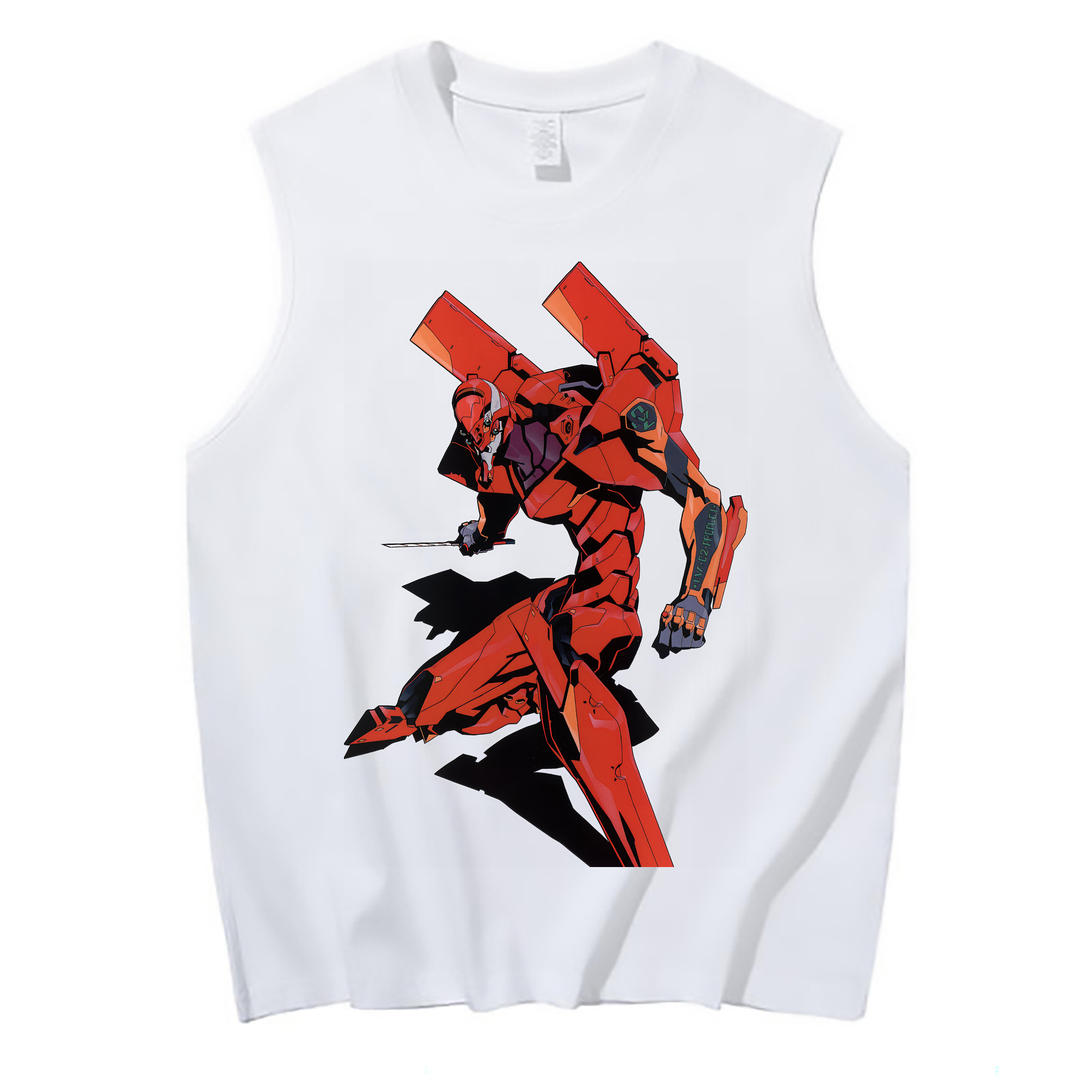 （画像用） EVA 新世紀エヴァンゲリオン コットン100％タンクトップ（フロントプリント）