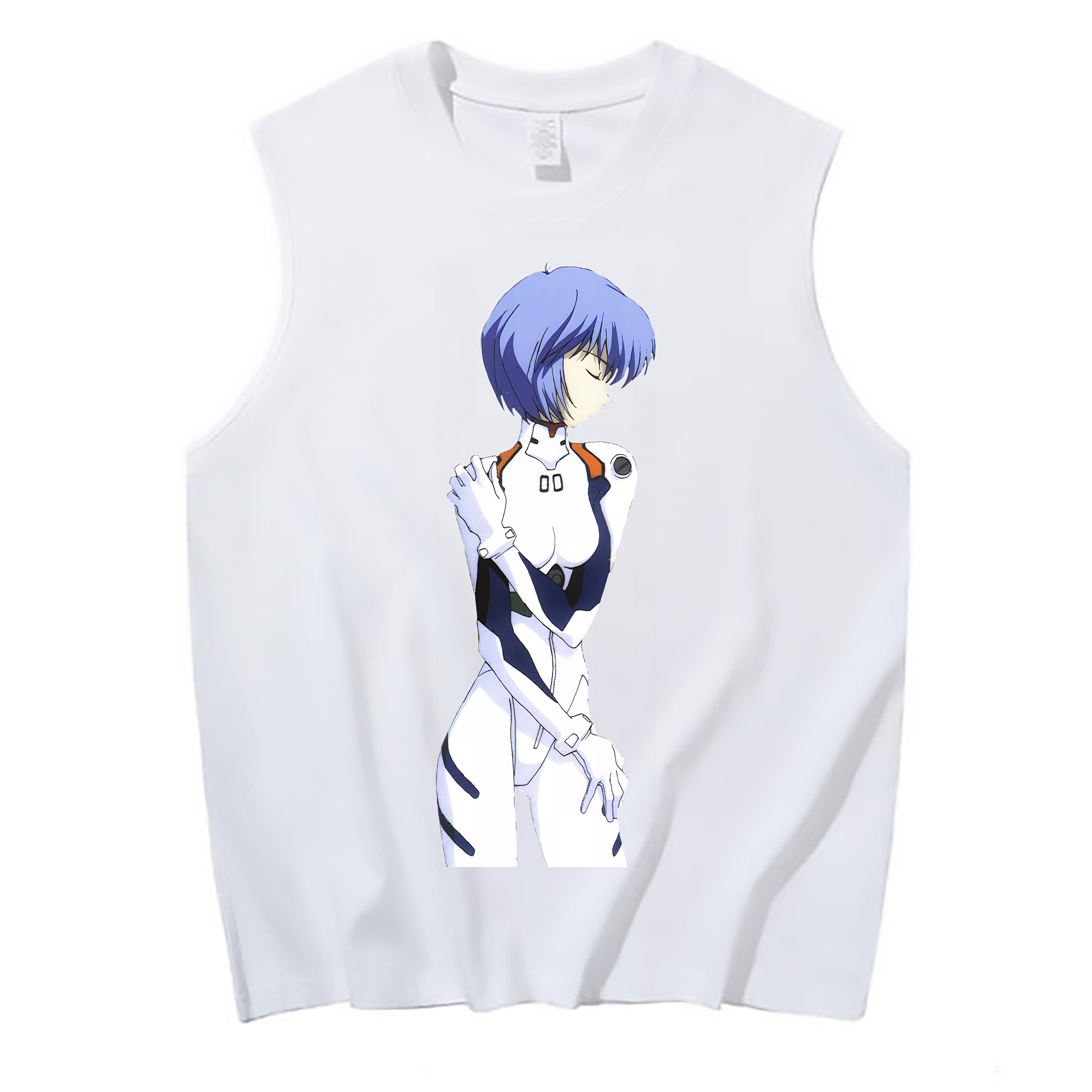 （画像用） EVA 新世紀エヴァンゲリオン コットン100％タンクトップ（フロントプリント）
