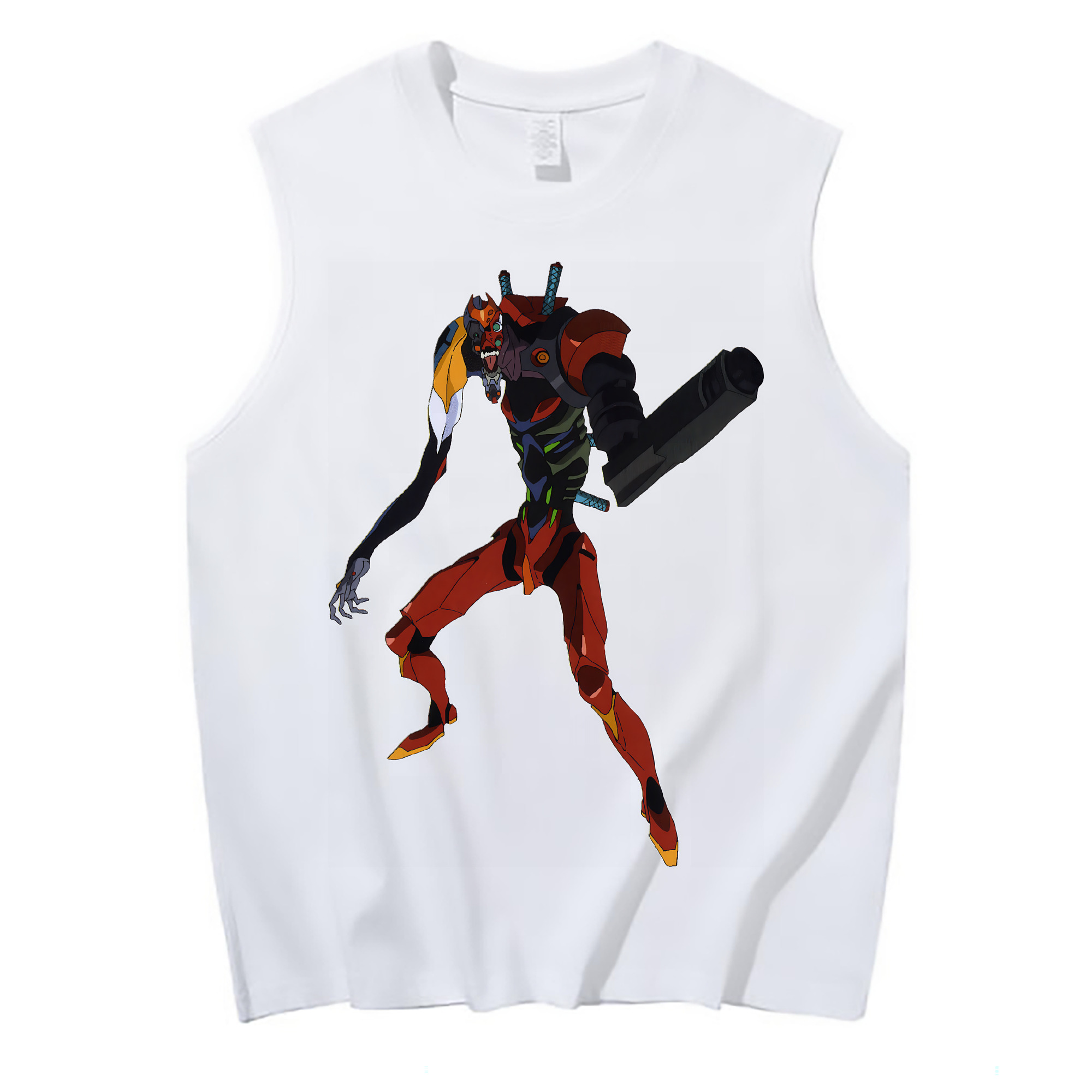（画像用） EVA 新世紀エヴァンゲリオン コットン100％タンクトップ（フロントプリント）