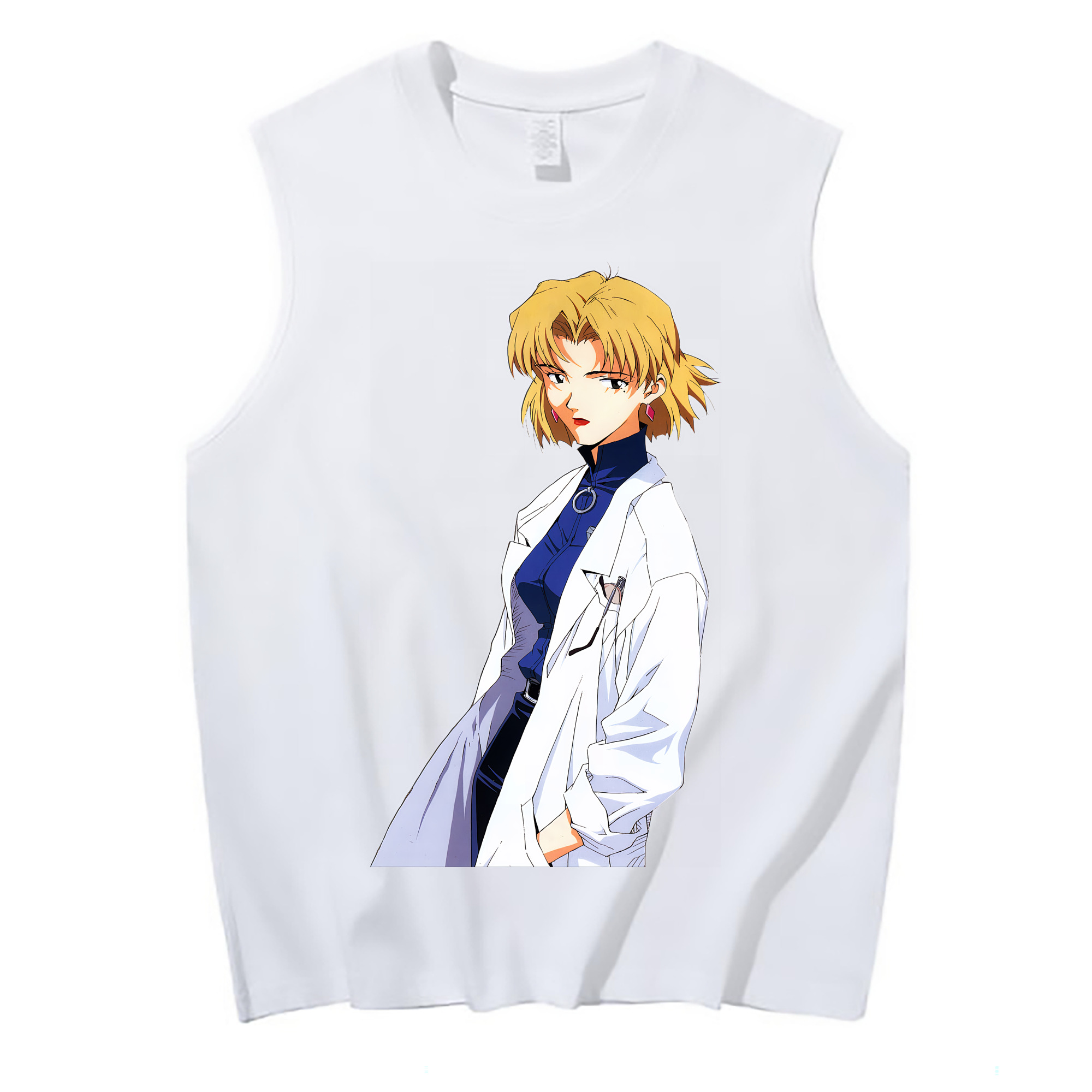 （画像用） EVA 新世紀エヴァンゲリオン コットン100％タンクトップ（フロントプリント）