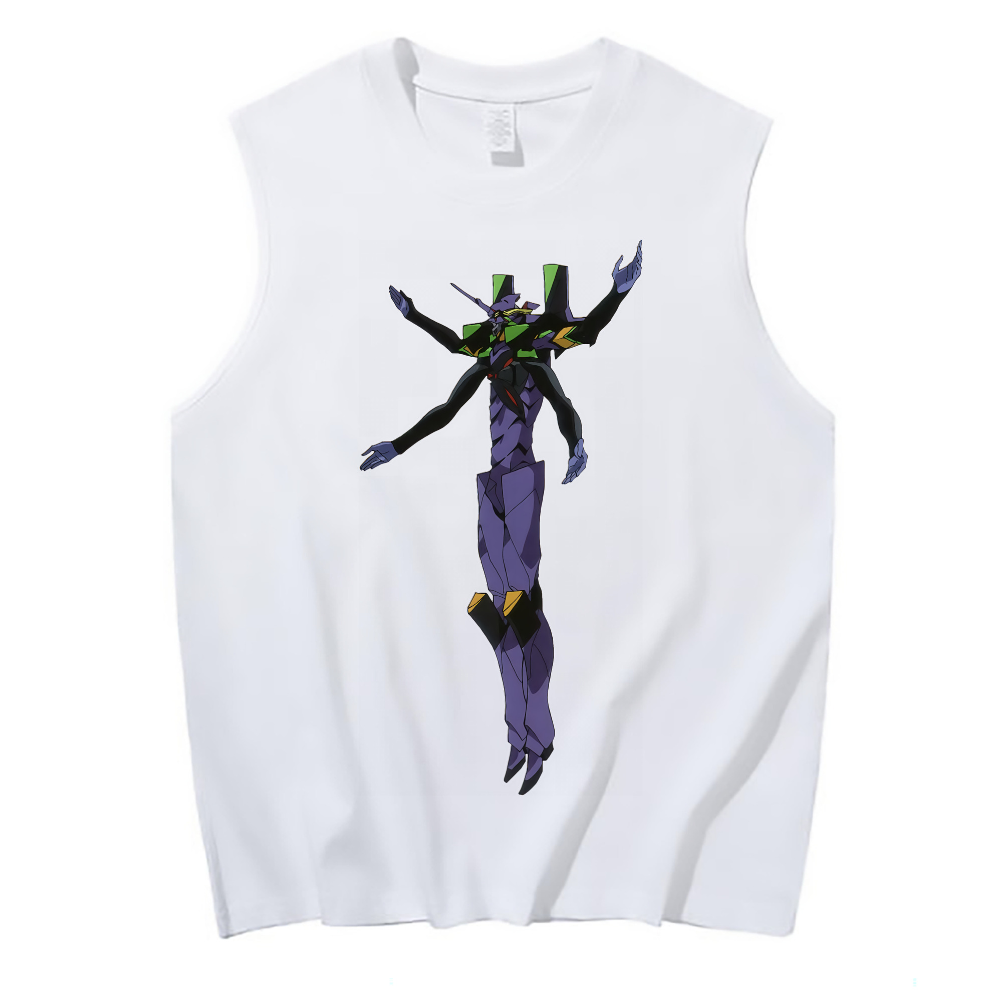 （画像用） EVA 新世紀エヴァンゲリオン コットン100％タンクトップ（フロントプリント）