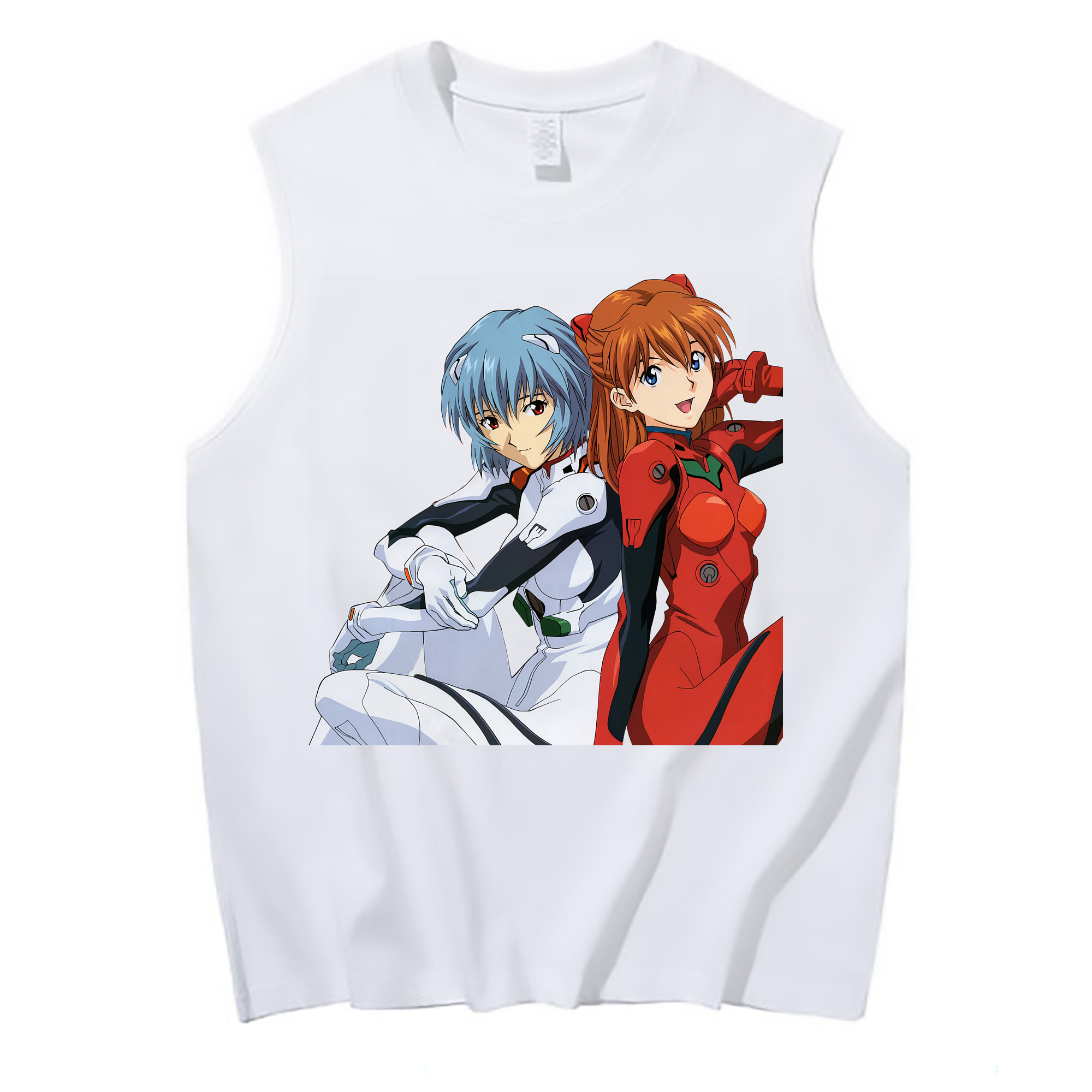 （画像用） EVA 新世紀エヴァンゲリオン コットン100％タンクトップ（フロントプリント）