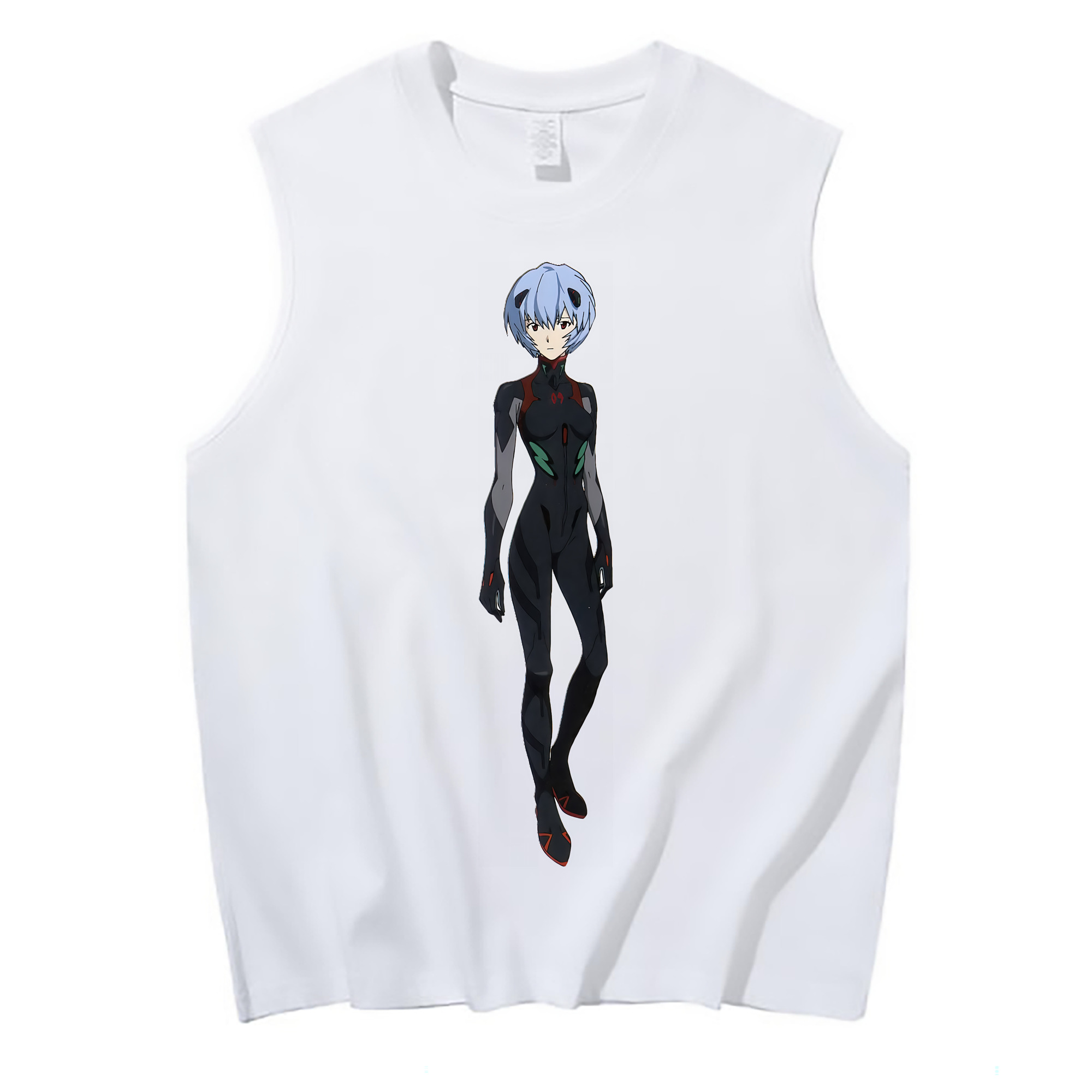 （画像用） EVA 新世紀エヴァンゲリオン コットン100％タンクトップ（フロントプリント）