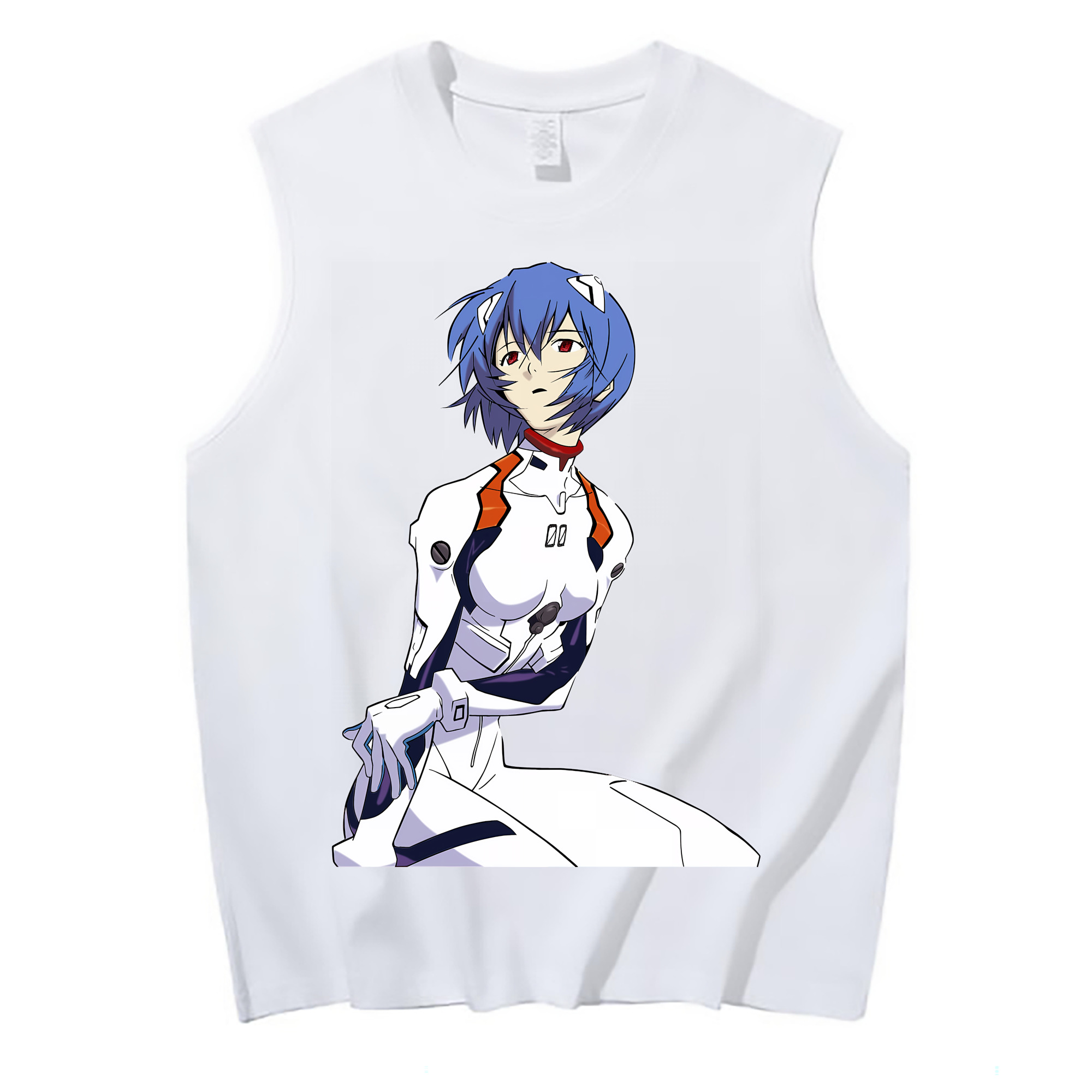 （画像用） EVA 新世紀エヴァンゲリオン コットン100％タンクトップ（フロントプリント）