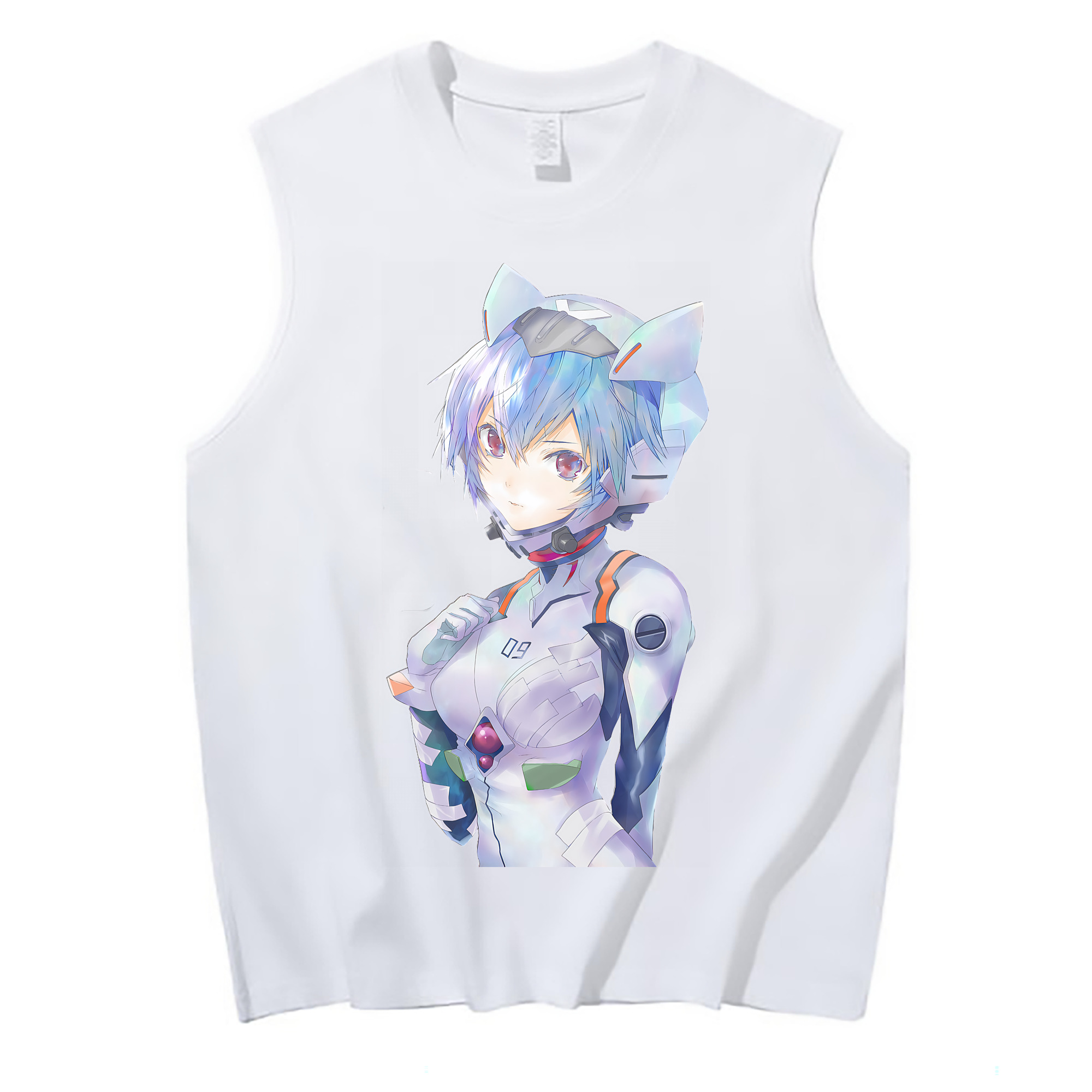 （画像用） EVA 新世紀エヴァンゲリオン コットン100％タンクトップ（フロントプリント）