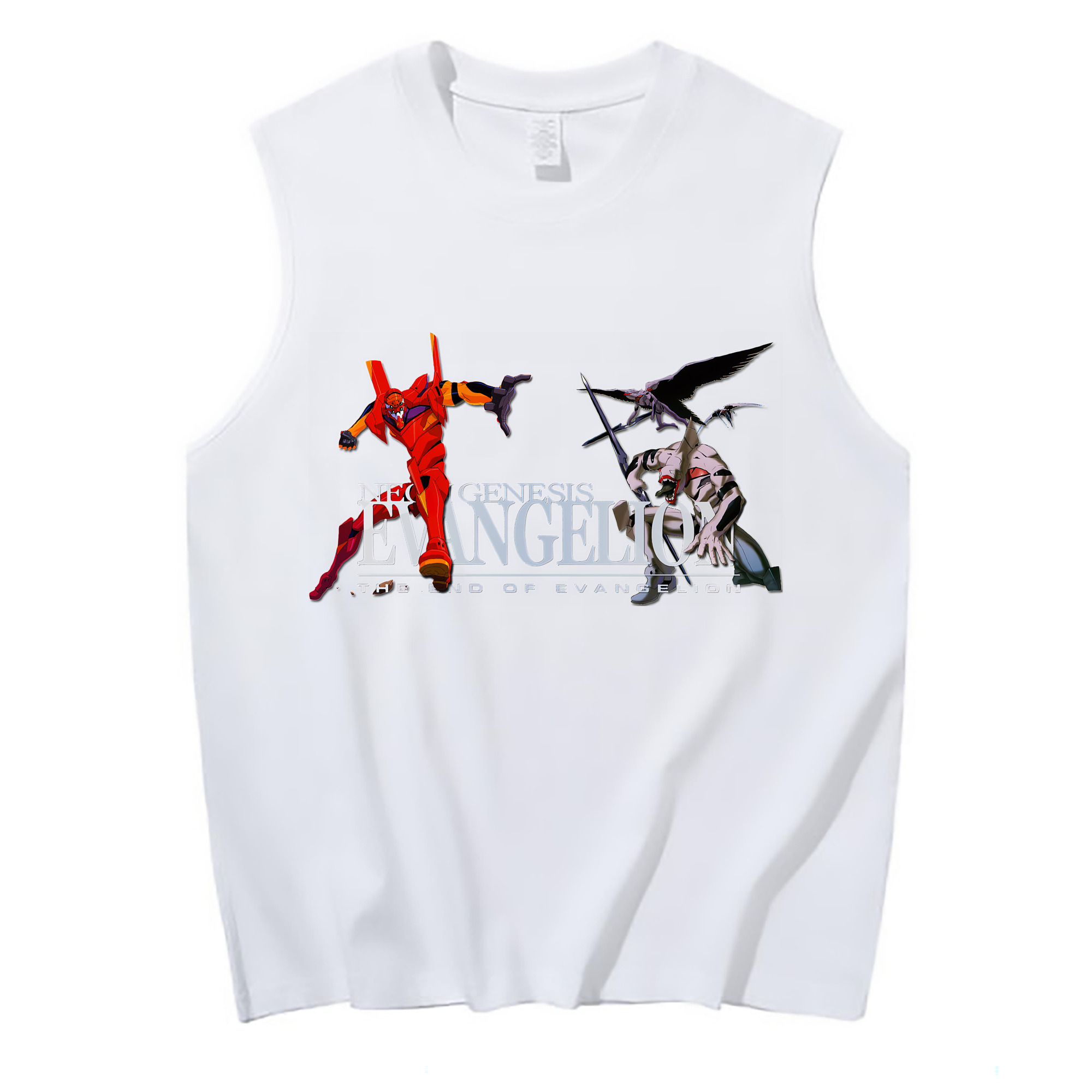 （画像用） EVA 新世紀エヴァンゲリオン コットン100％タンクトップ（フロントプリント）