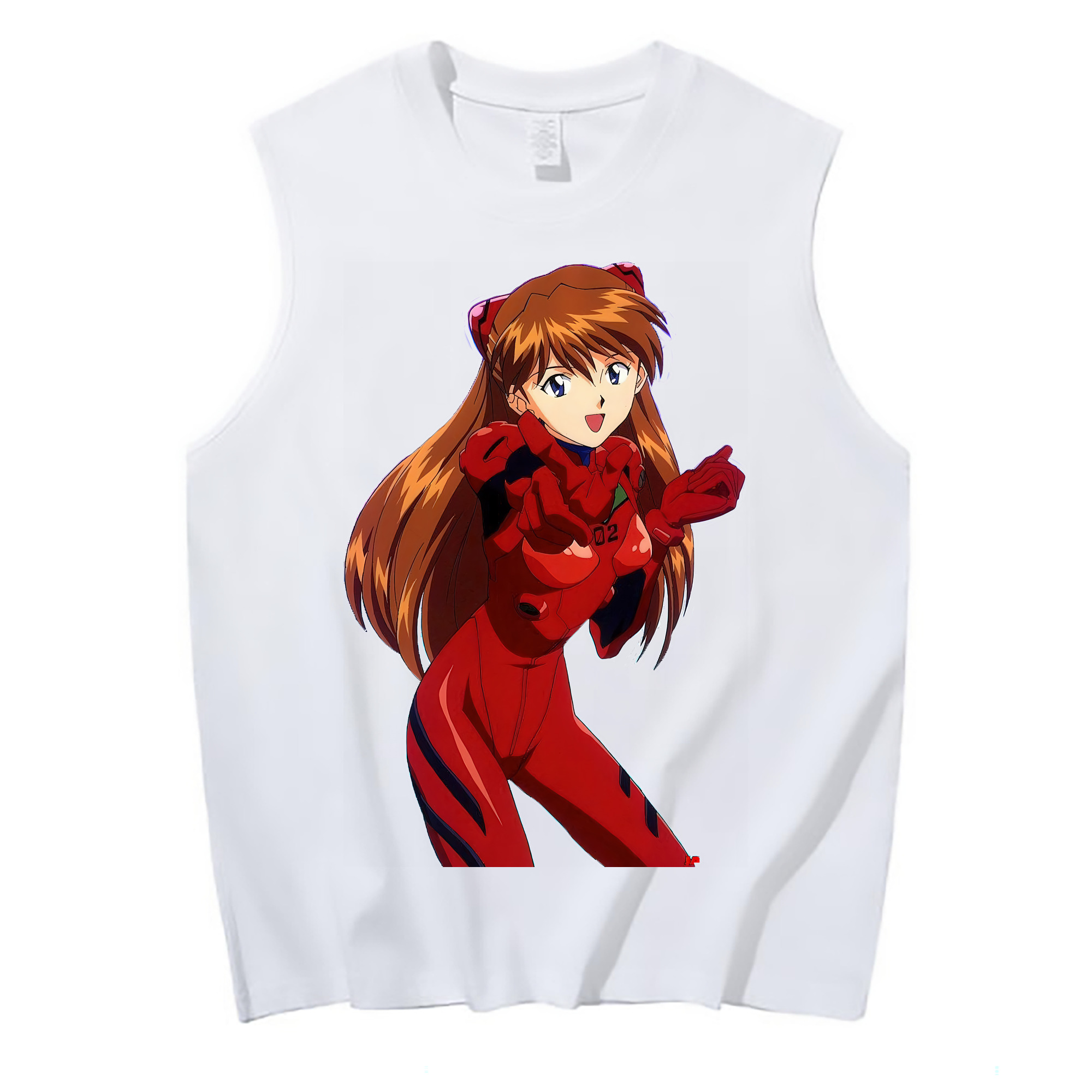（画像用） EVA 新世紀エヴァンゲリオン コットン100％タンクトップ（フロントプリント）