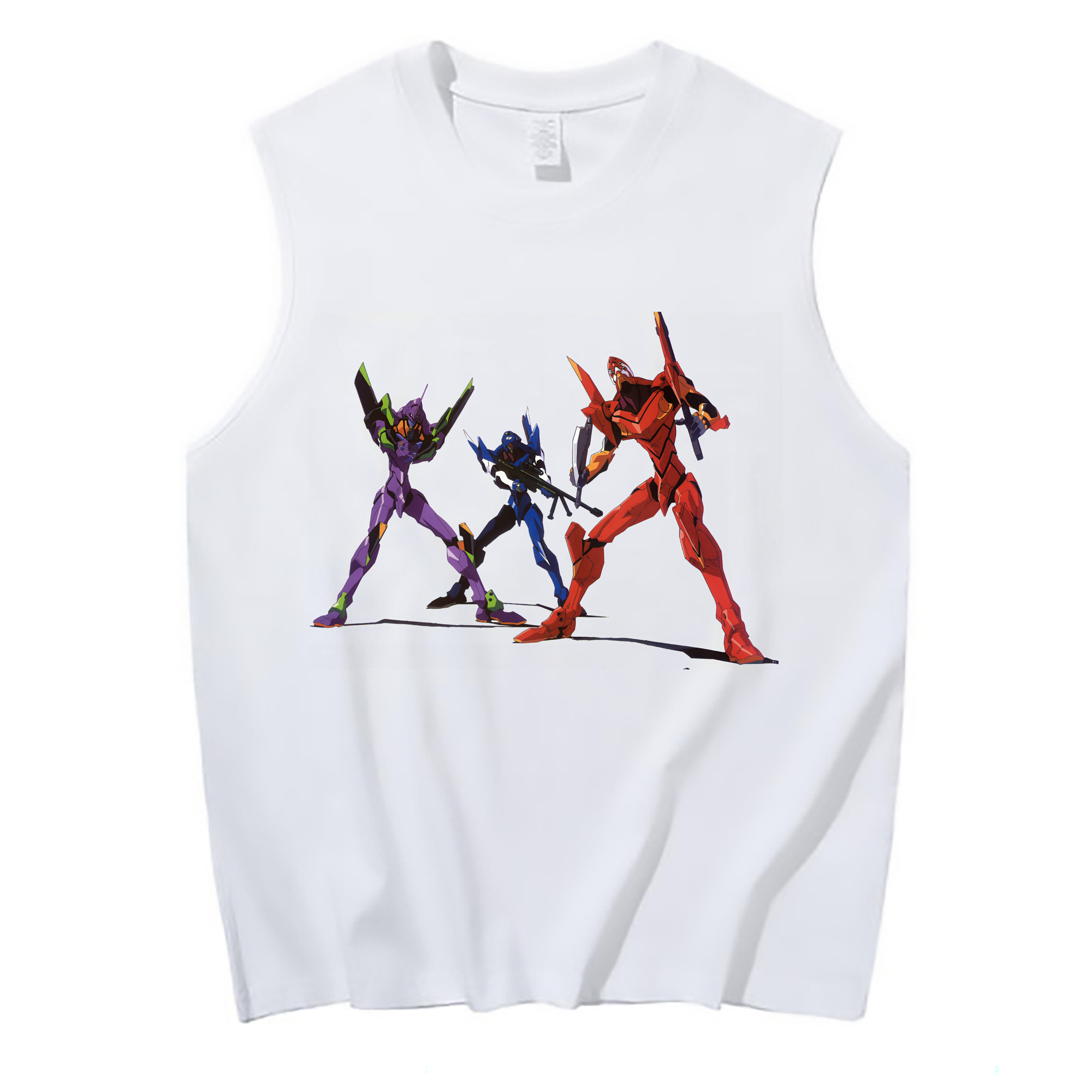 （画像用） EVA 新世紀エヴァンゲリオン コットン100％タンクトップ（フロントプリント）