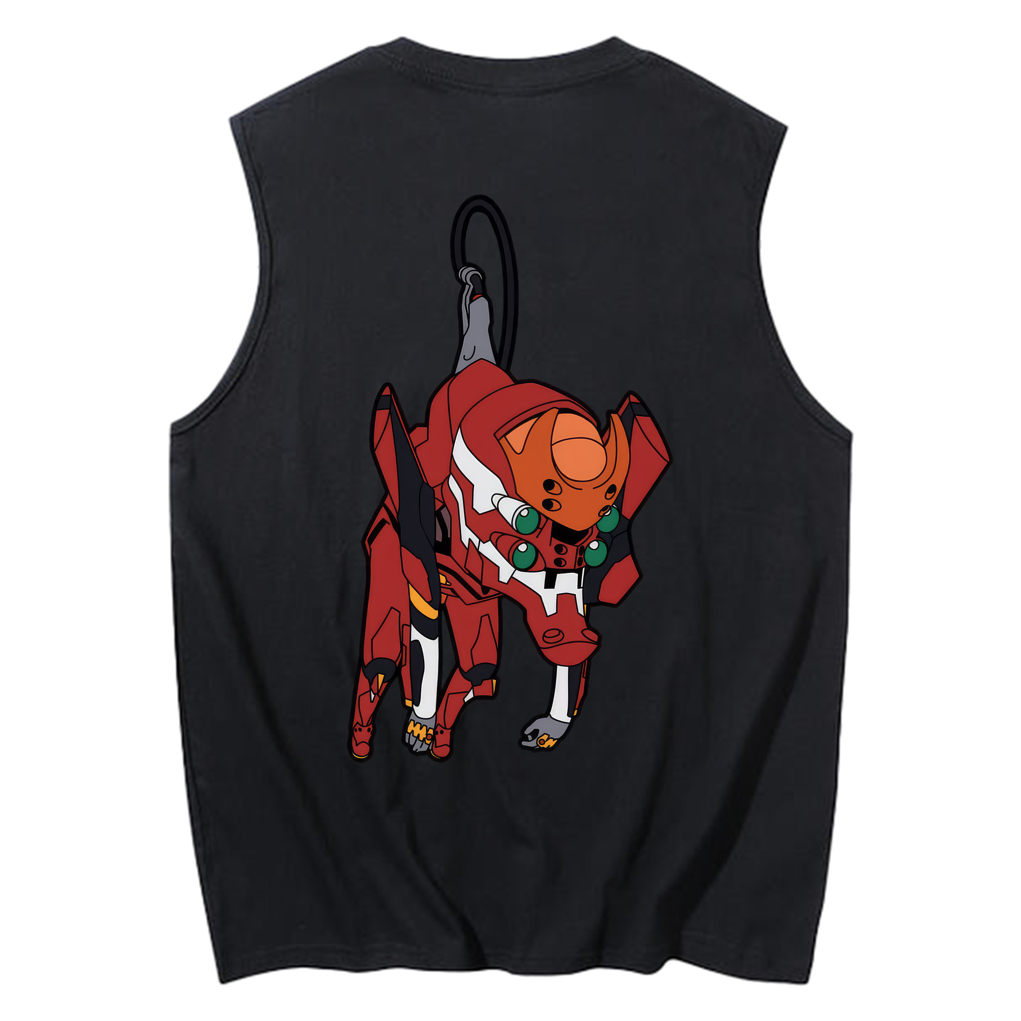 （画像用） EVA 新世紀エヴァンゲリオン コットン100％タンクトップ（背面プリント）