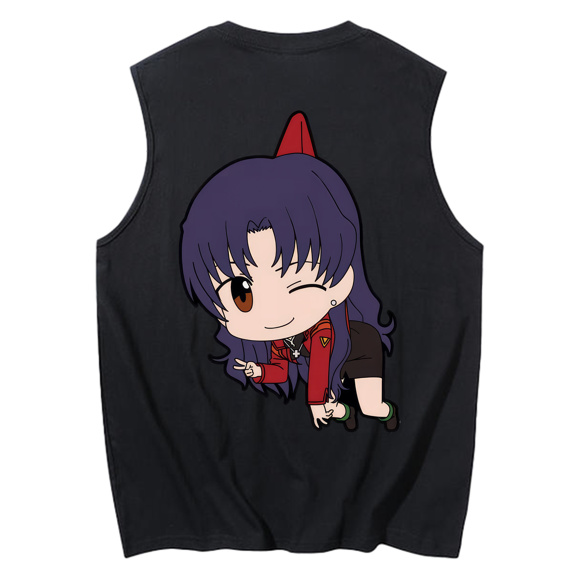 （画像用） EVA 新世紀エヴァンゲリオン コットン100％タンクトップ（背面プリント）