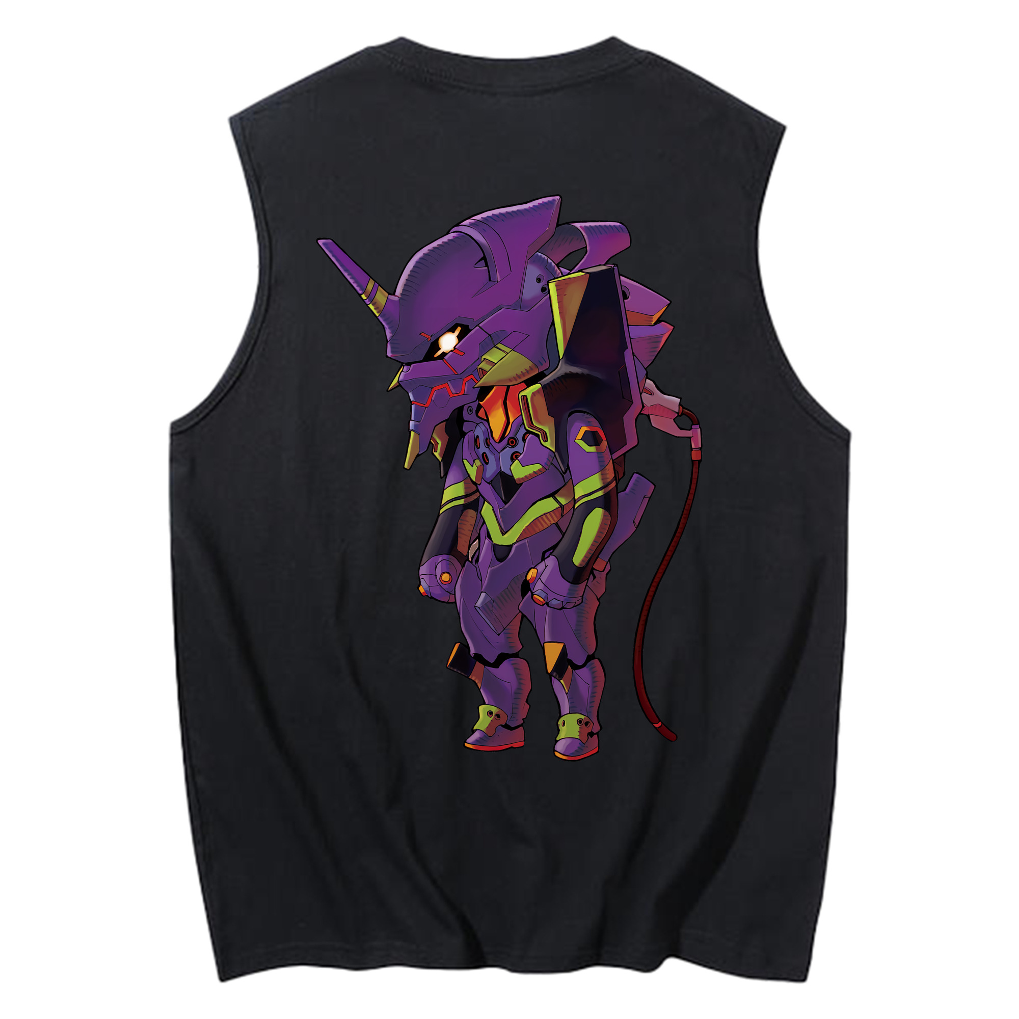 （画像用） EVA 新世紀エヴァンゲリオン コットン100％タンクトップ（背面プリント）