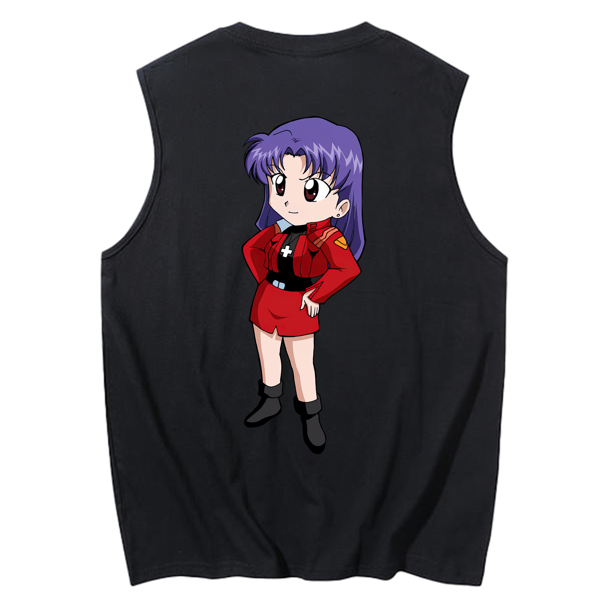 （画像用） EVA 新世紀エヴァンゲリオン コットン100％タンクトップ（背面プリント）