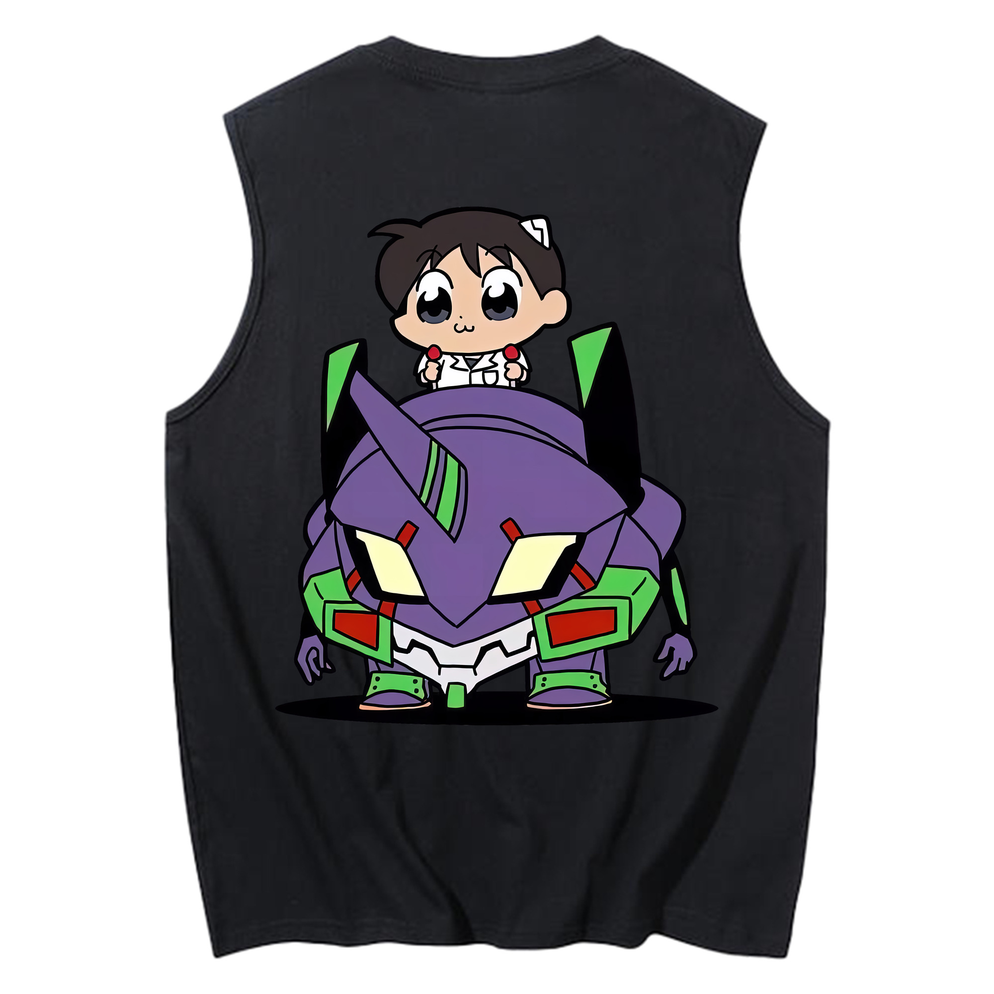 （画像用） EVA 新世紀エヴァンゲリオン コットン100％タンクトップ（背面プリント）